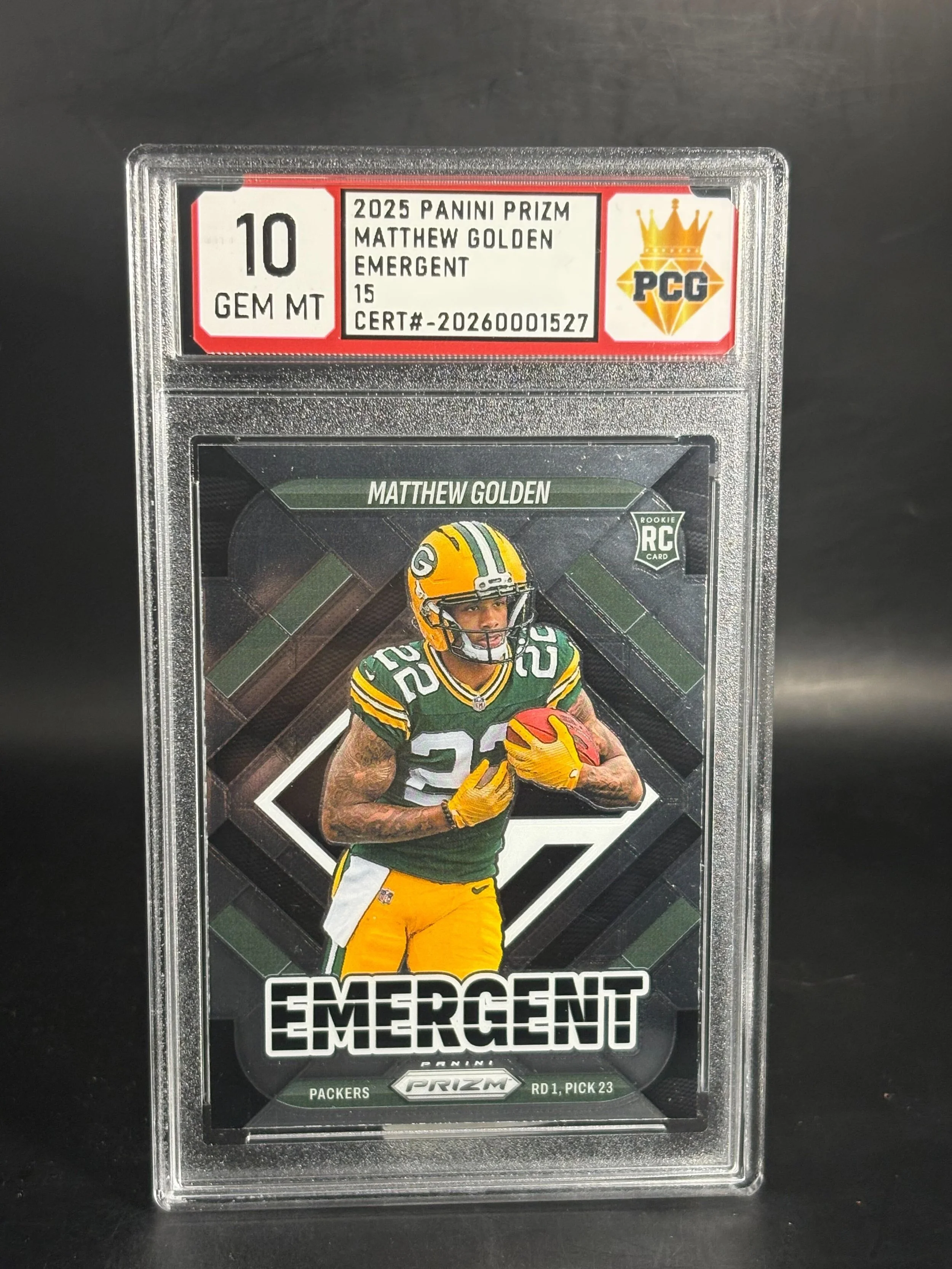 #20260001527 2025 MATTHEW GOLDEN 10 GEM MT