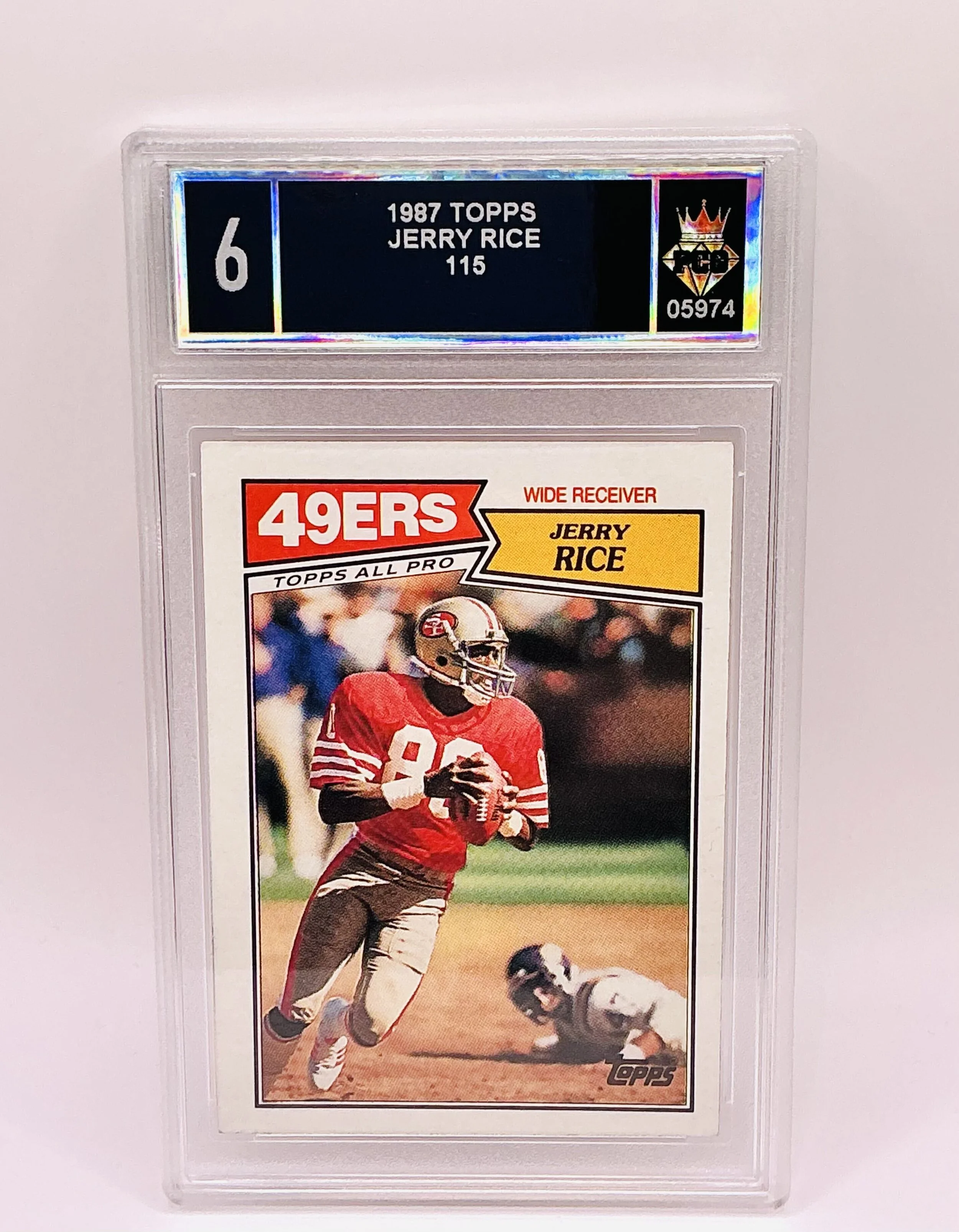 #05974 1987 JERRY RICE 6