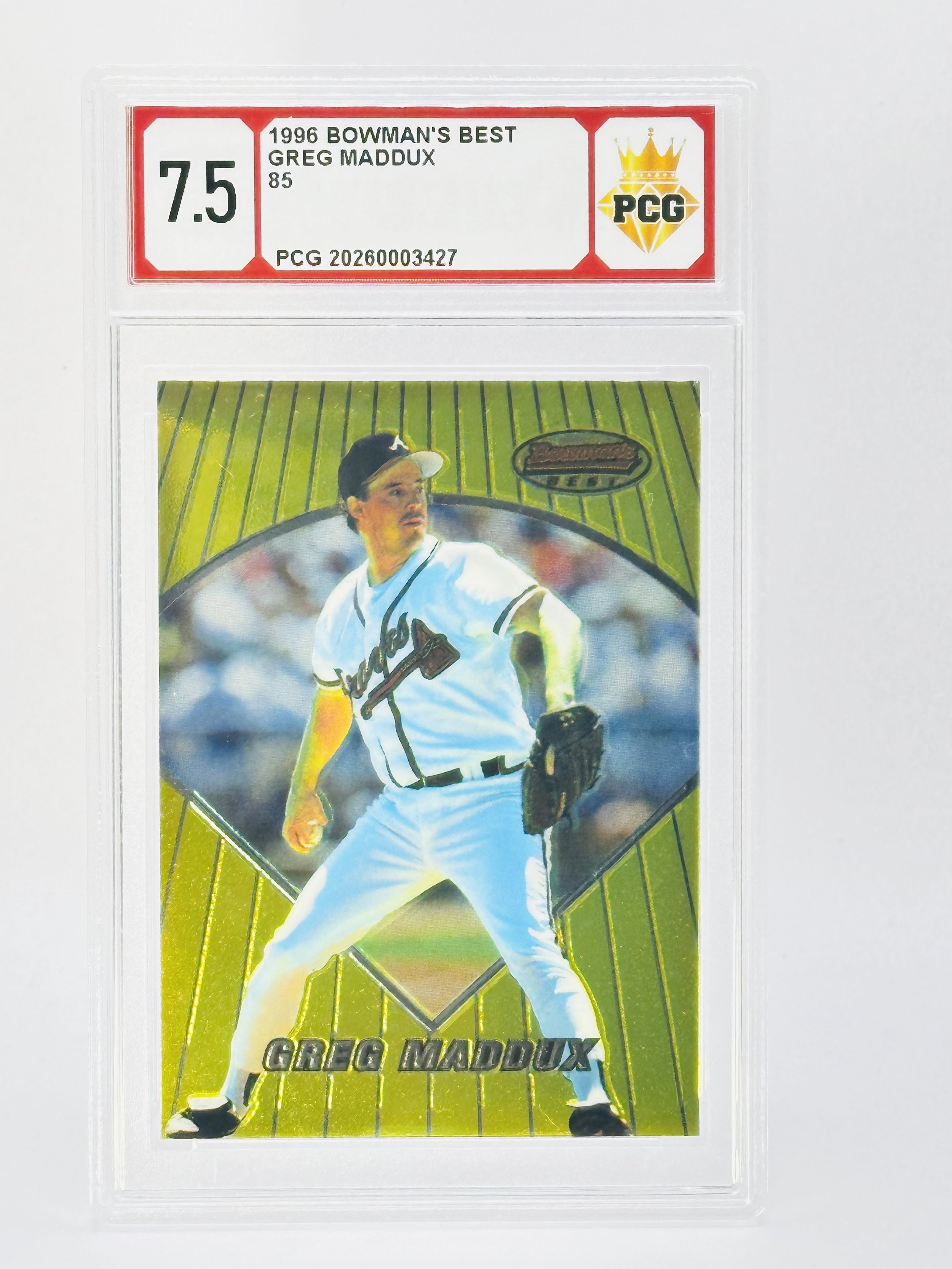 #20260003427 1996 GREG MADDUX 7.5
