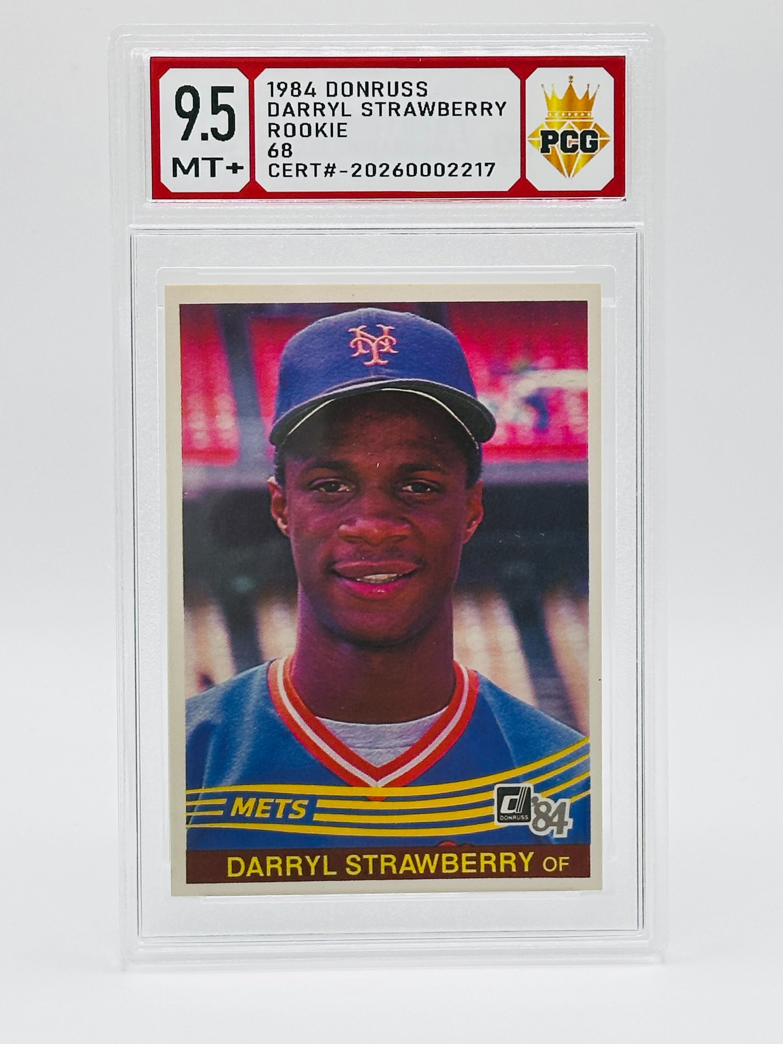 #2006002217 1984 DARRYL STRAWBERRY 9.5 MT+