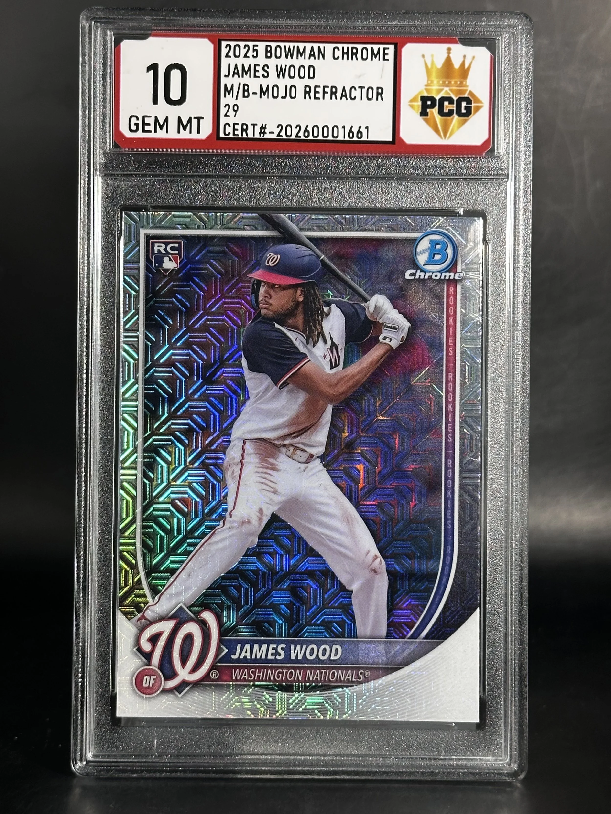 #20260001661 2025 JAMES WOOD 10 GEM MT