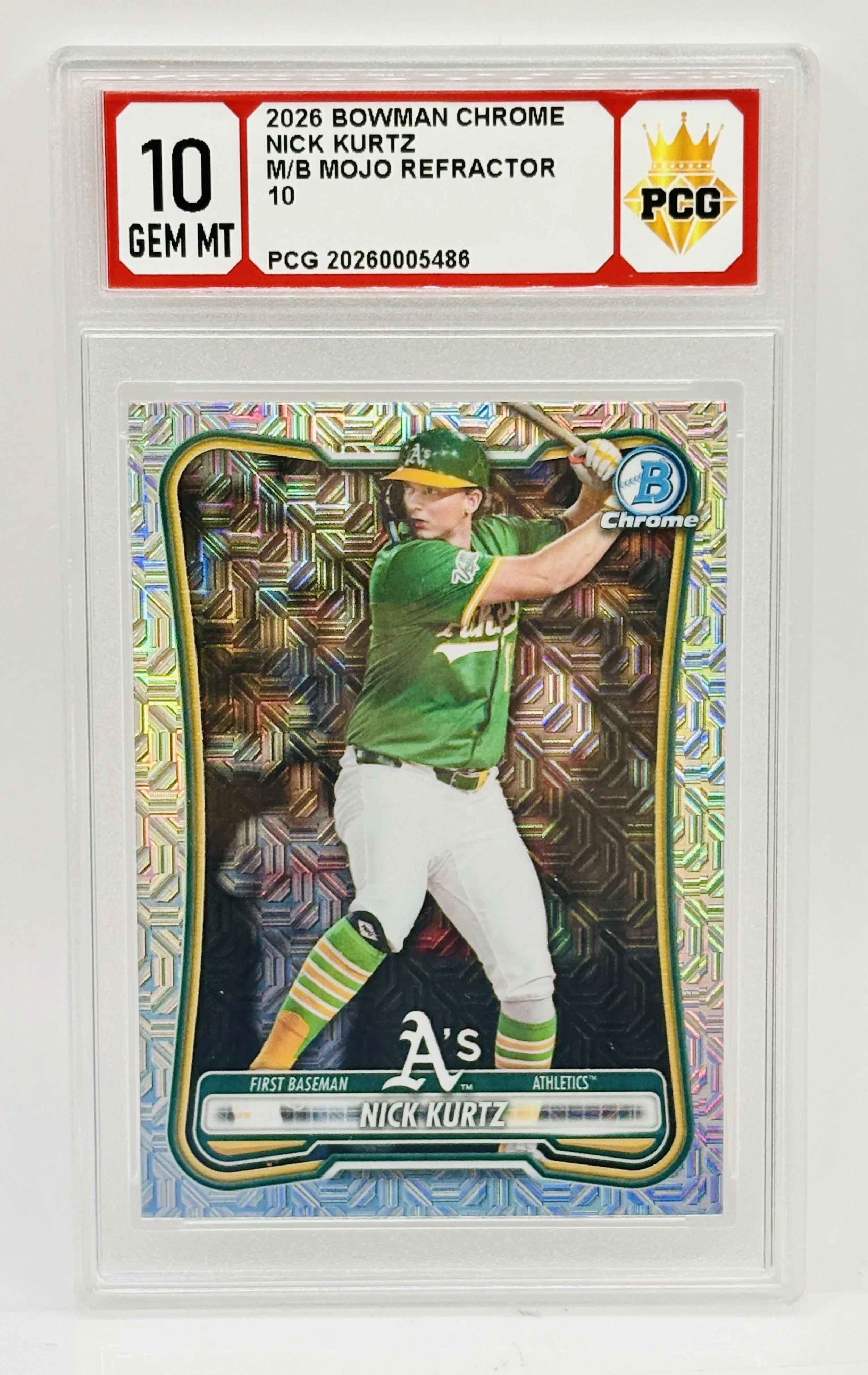 #20260005486 2026 NICK KURTZ 10 GEM MT