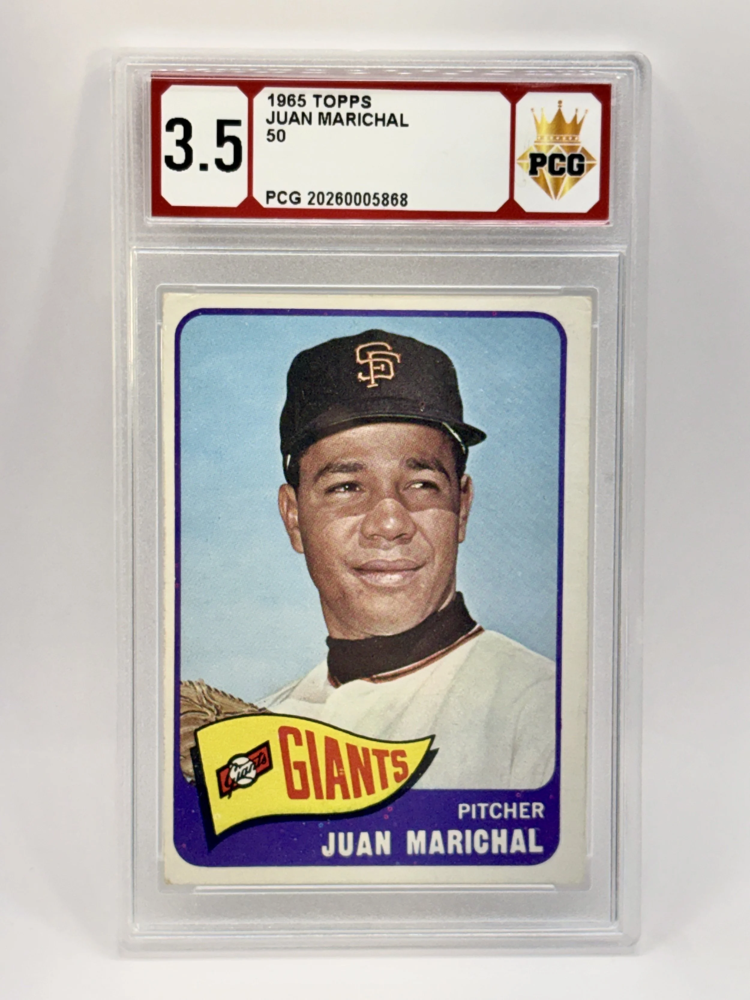 #20260005868 1965 JUAN MARICHAL 3.5
