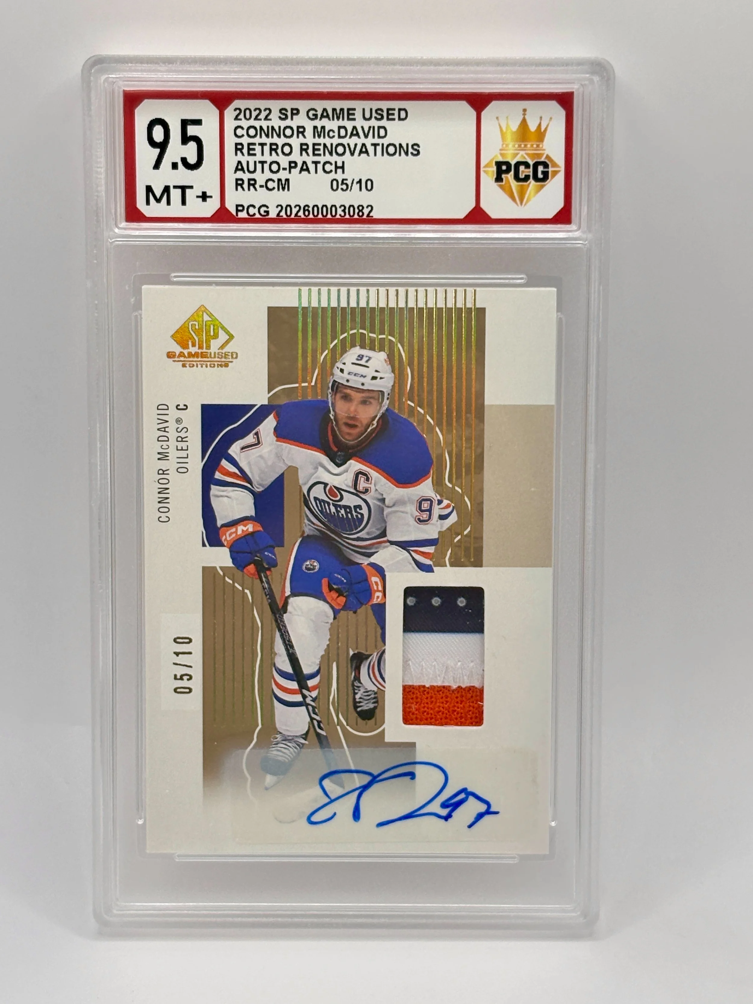 #20260003082 2022 CONNOR MCDAVID 9.5 MT+