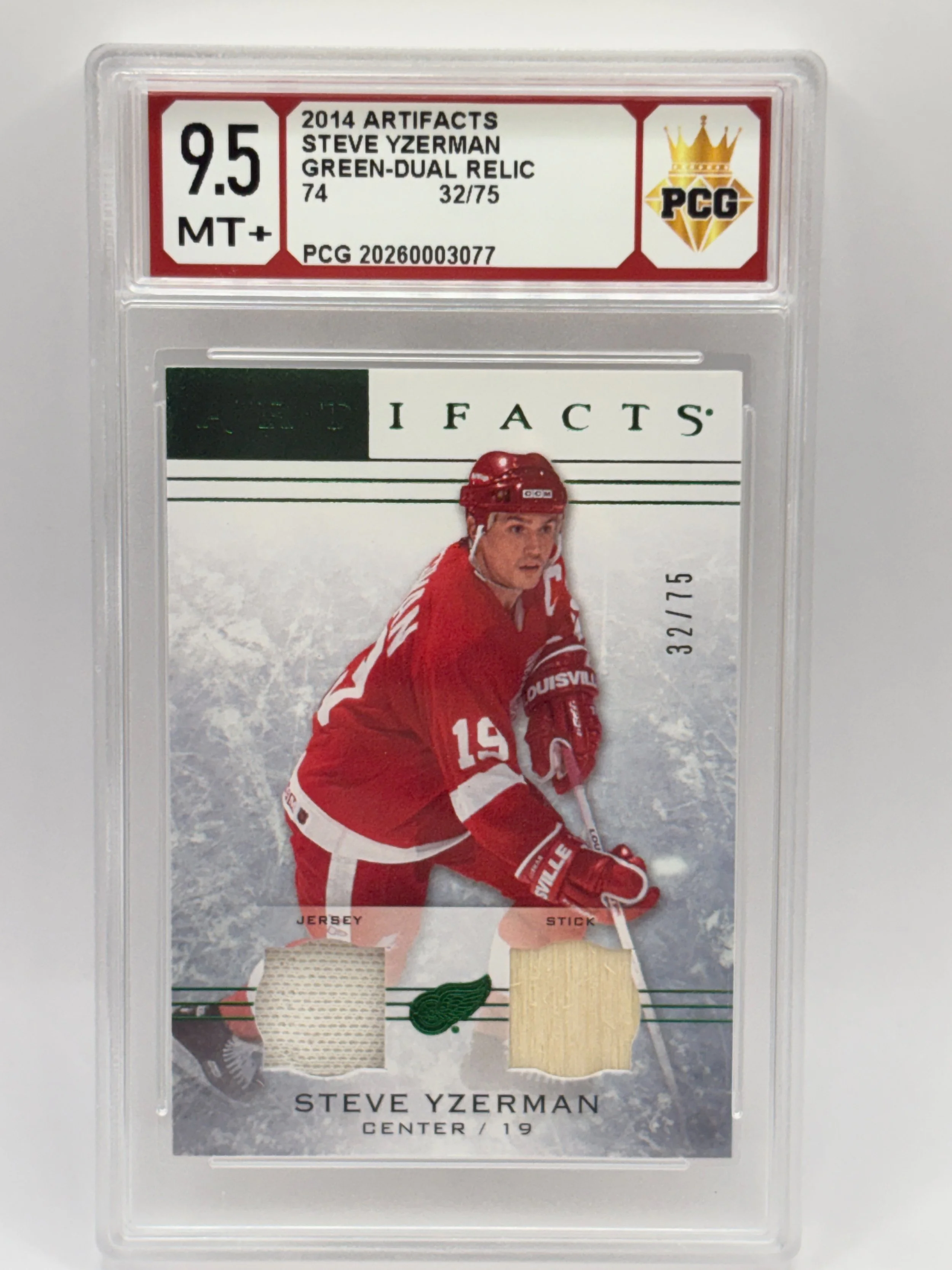 #20260003077 2014 STEVE YZERMAN 9.5 MT+