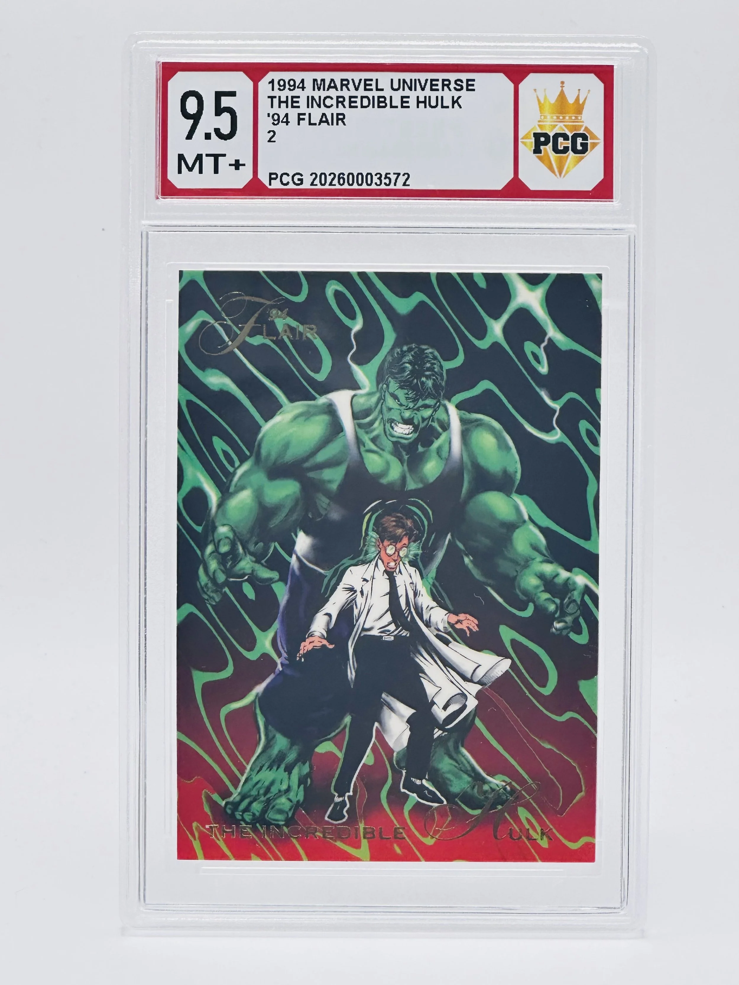 #20260003572 1994 THE INCREDIBLE HULK 9.5 MT+