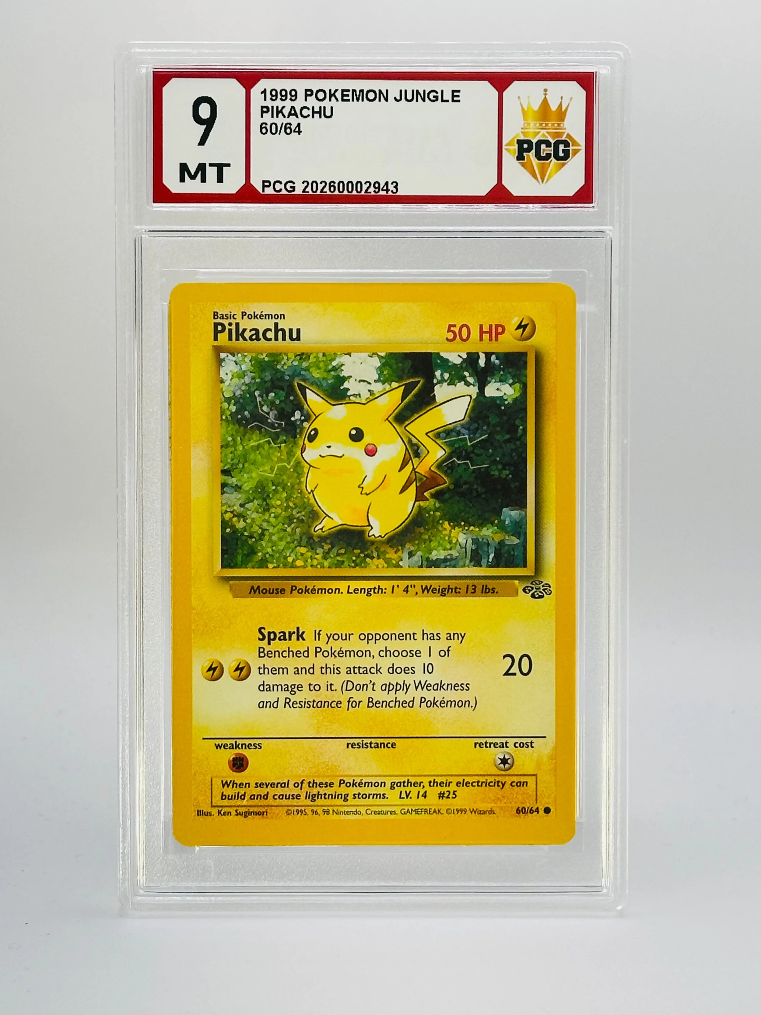 #20260002943 1999 PIKACHU 9 MT