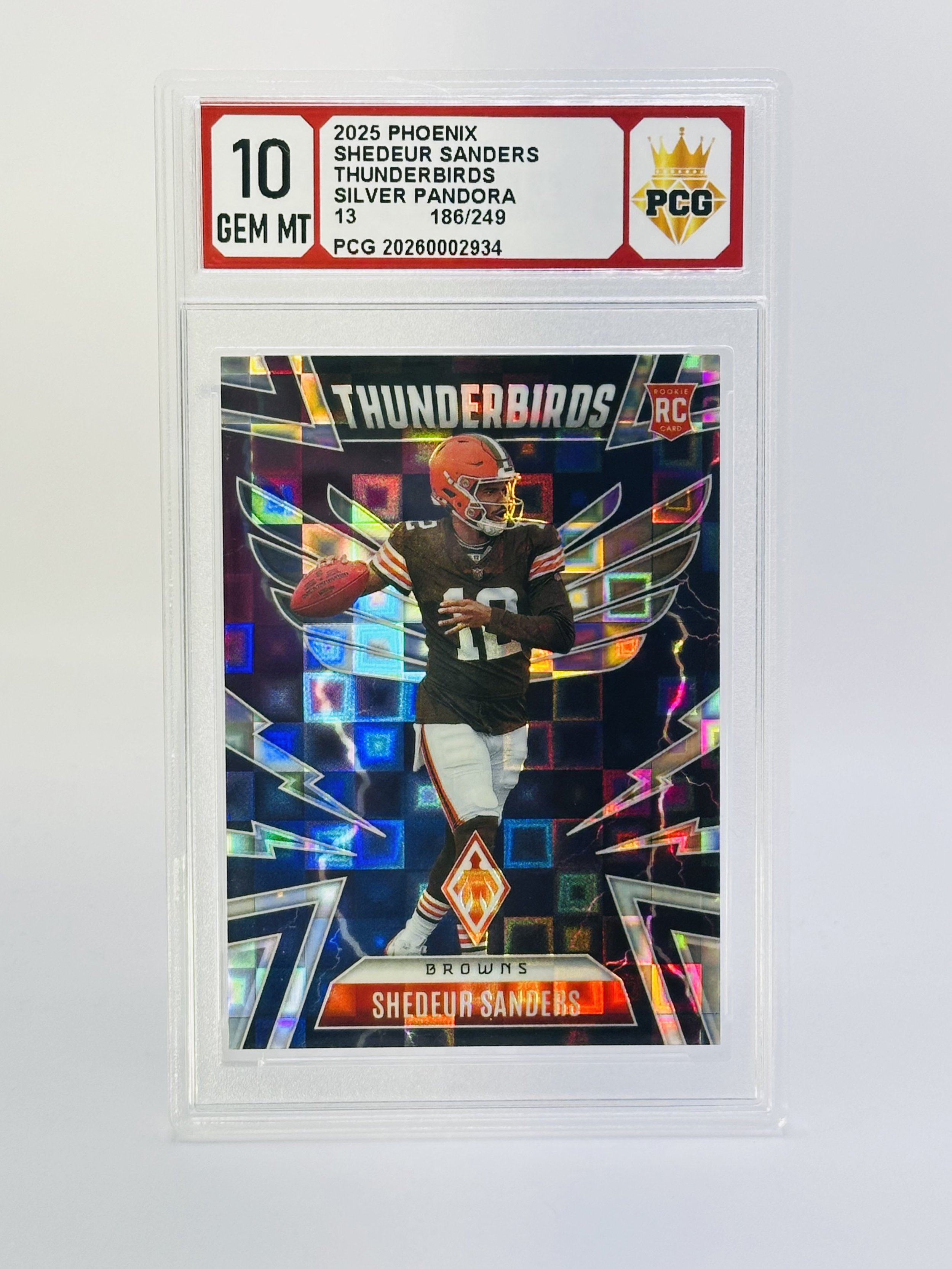 #20260002934 2025 SHEDEUR SANDERS 10 GEM MT
