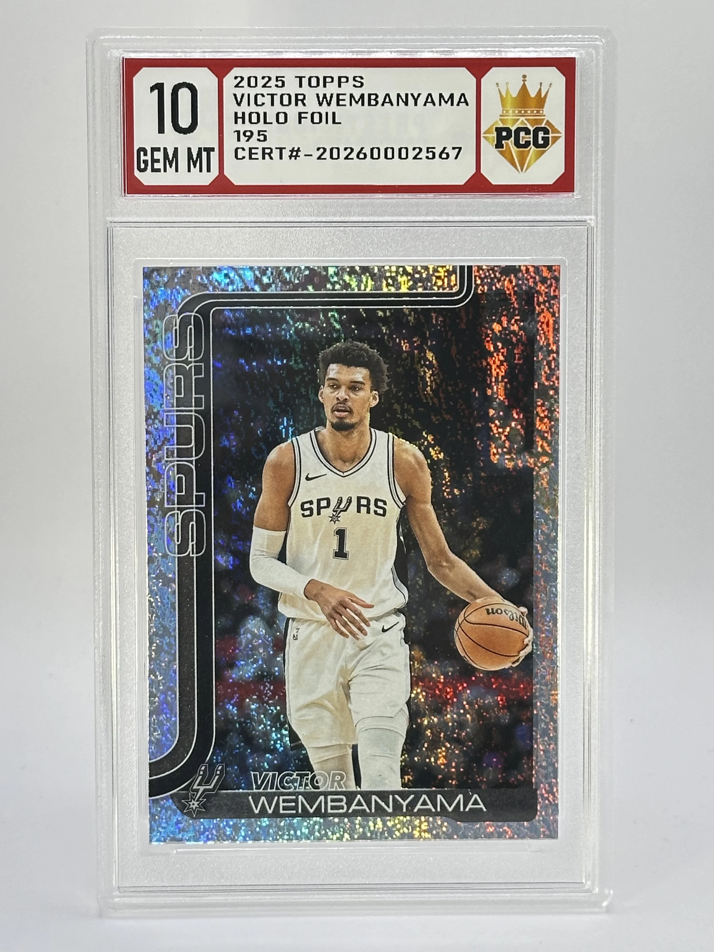 #20260002567 2025 VICTOR WENBANYAMA 10 GEM MT 10