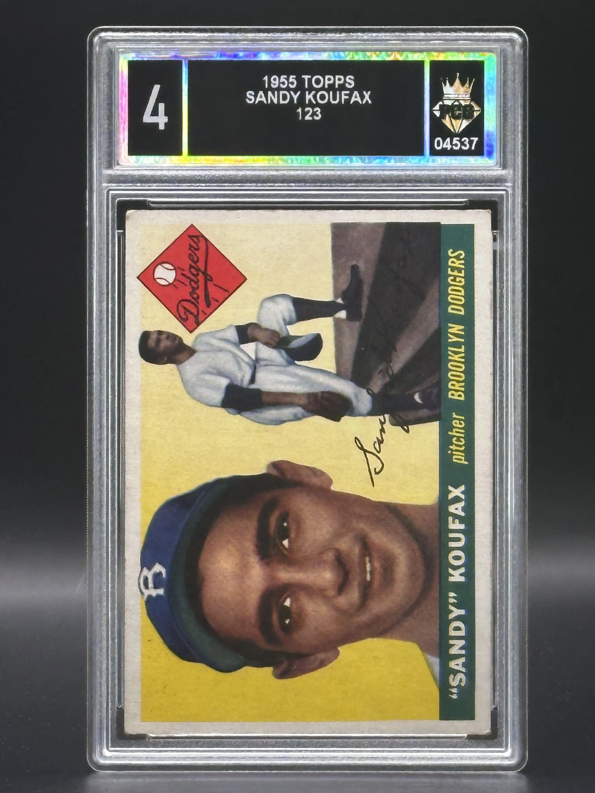 #04537 1955 SANDY KOUFAX 4