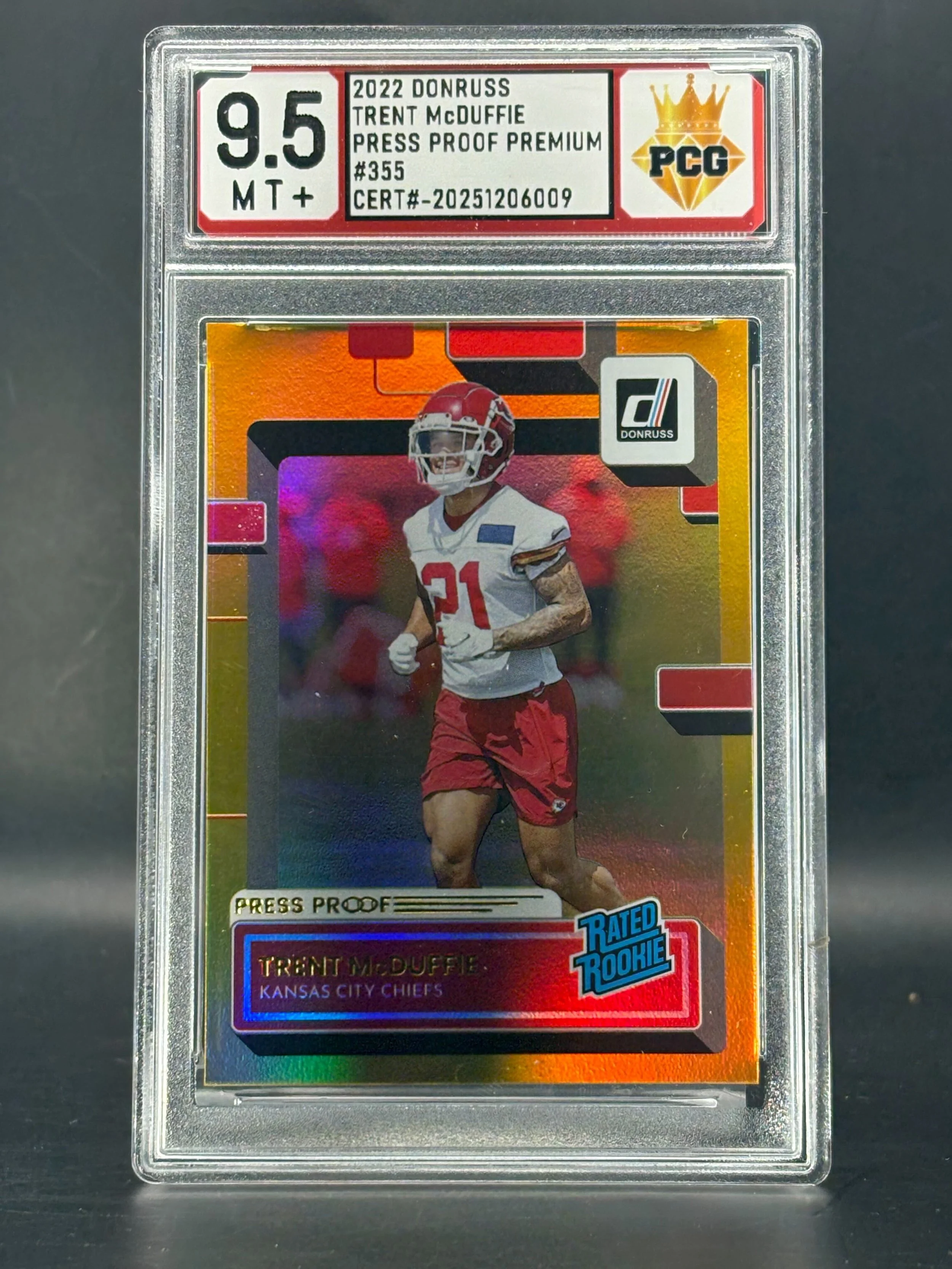 #20251206009 Trent McDuffie 9.5 MT+