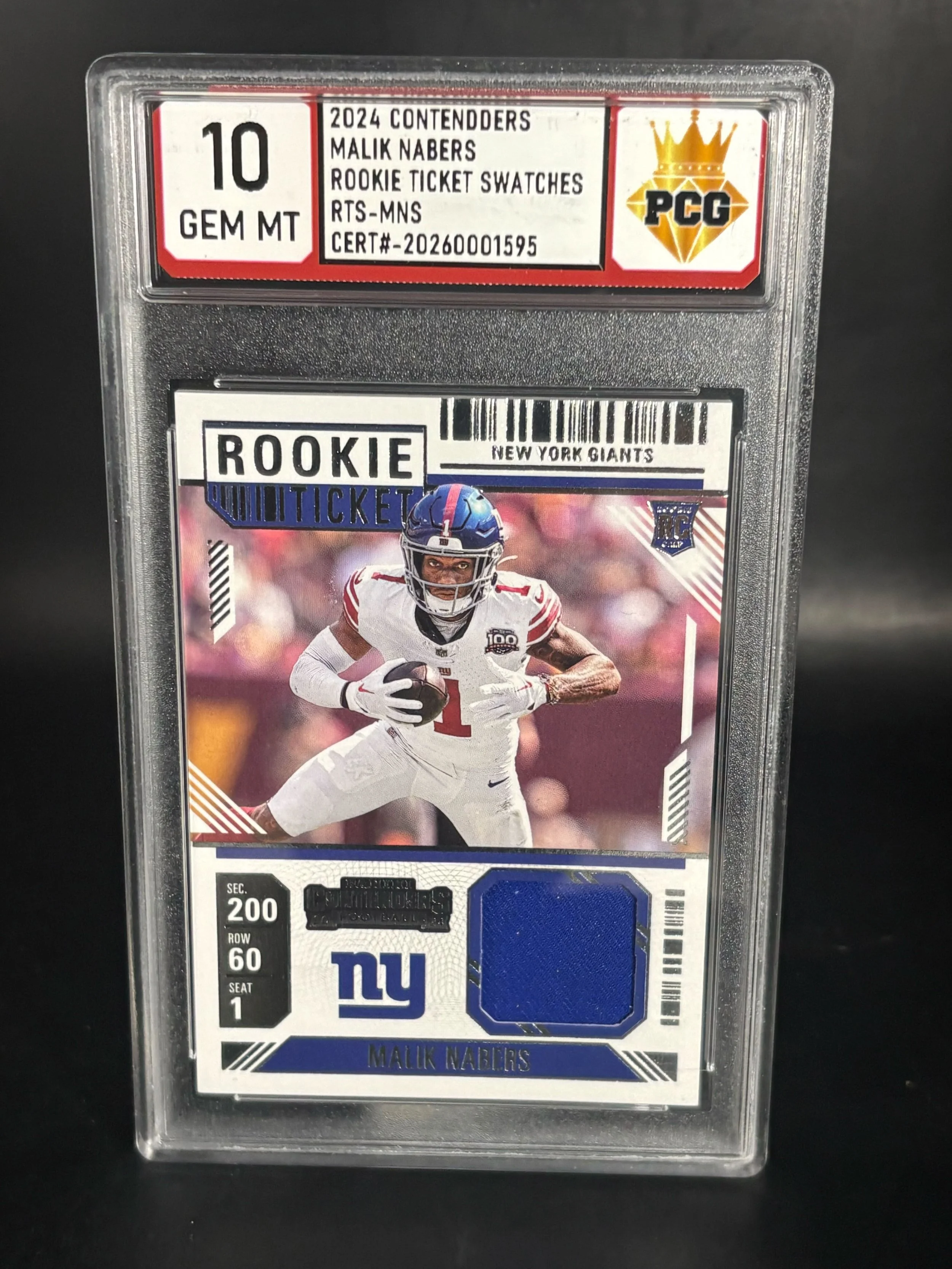 #20260001595 2024 MALIK NABORS 10 GEM MT
