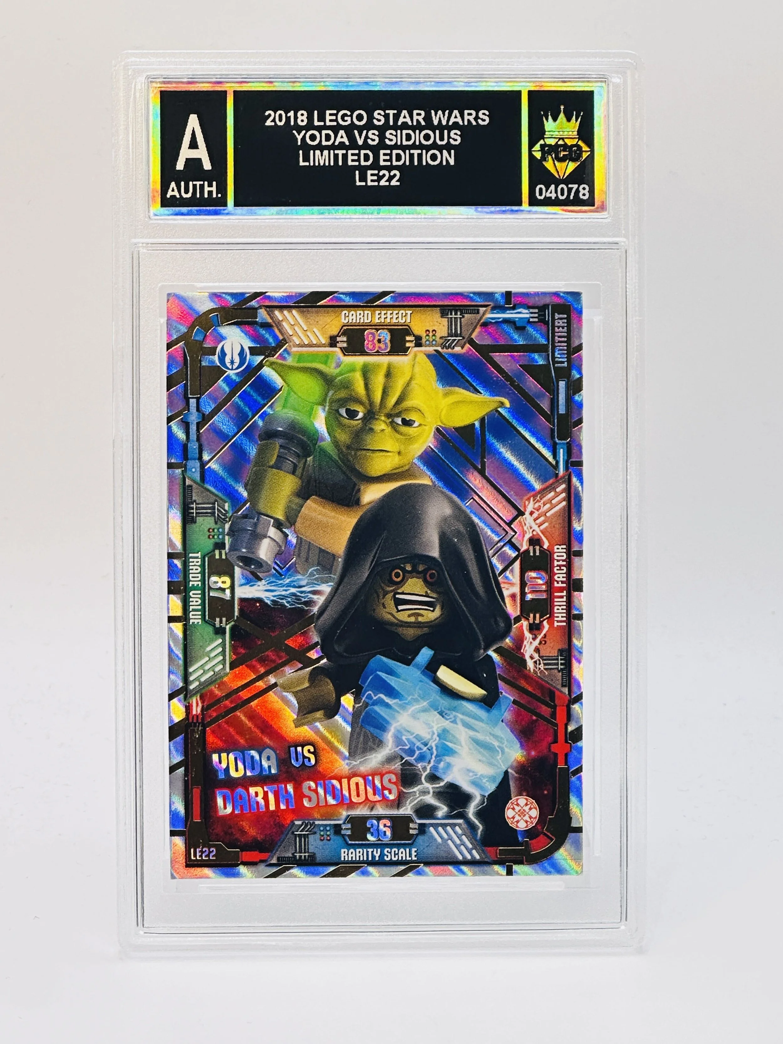 #20260004078 2018 YODA VS SIDIOUS AUTHENTIC