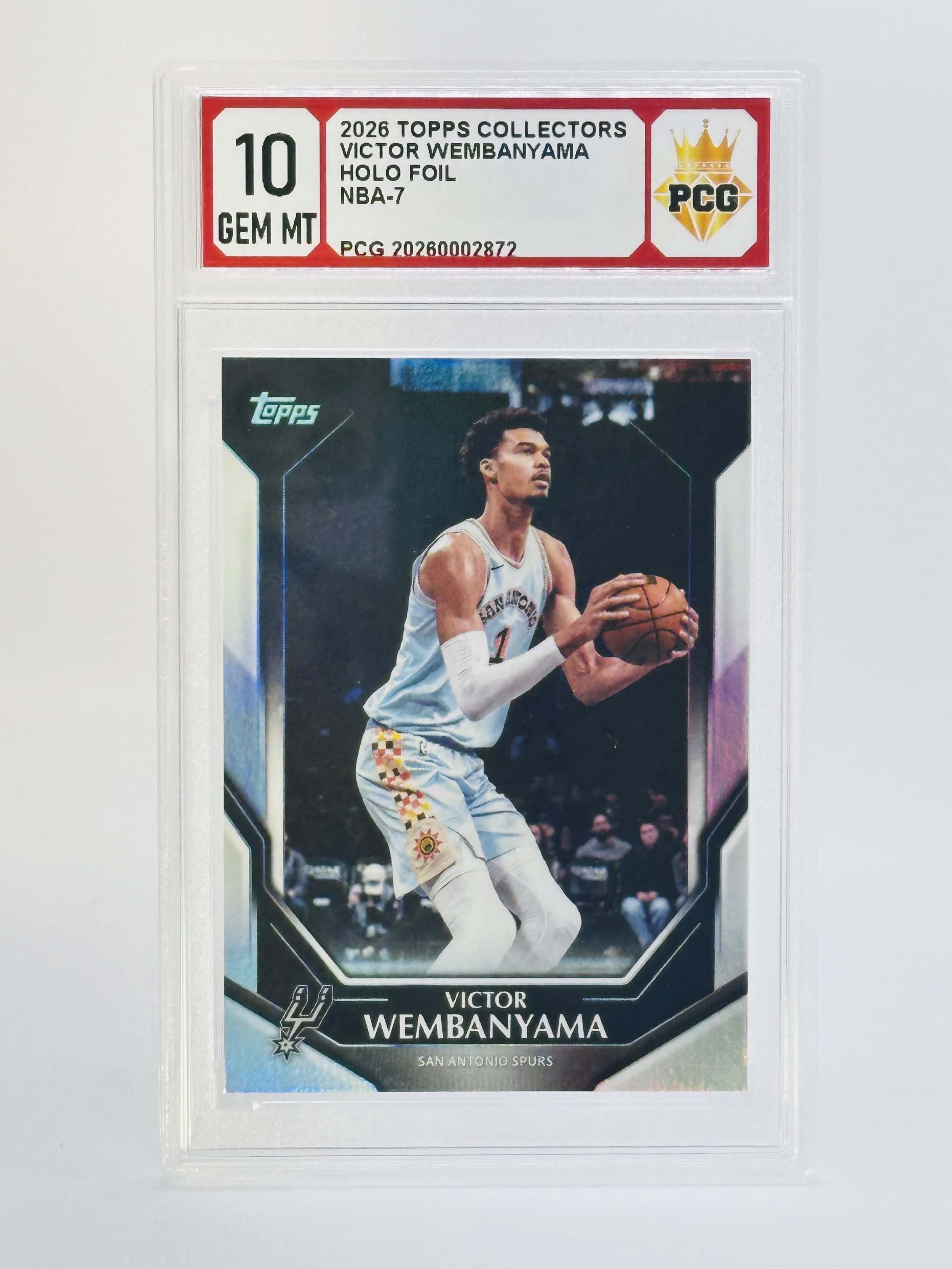 #20260002872 2026 VICTOR WEMBANYAMA 10 GEM MT