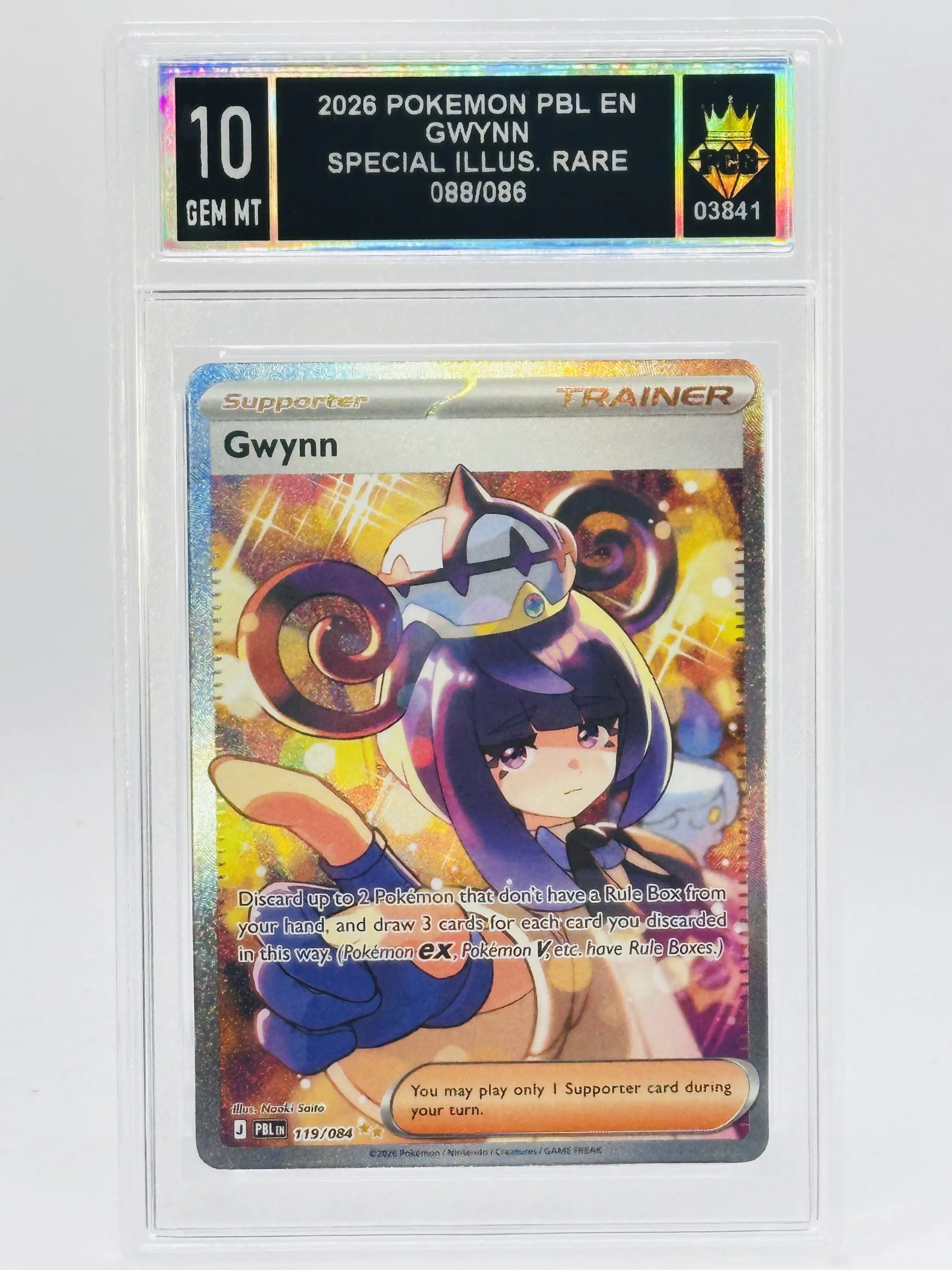 #20260003841 2026 GWYNN 10 GEM MT
