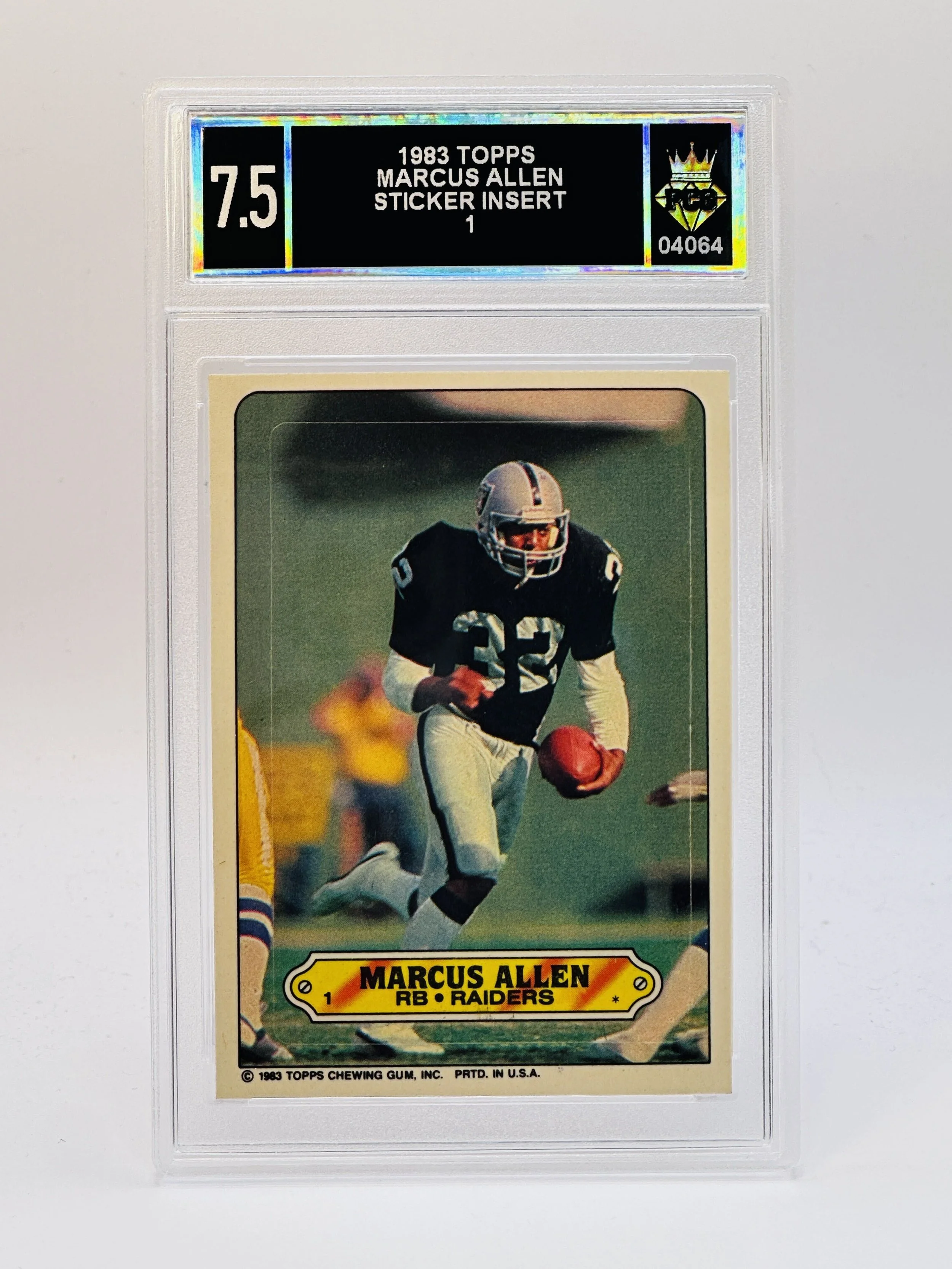 #20260004064 1983 MARCUS ALLEN 7.5