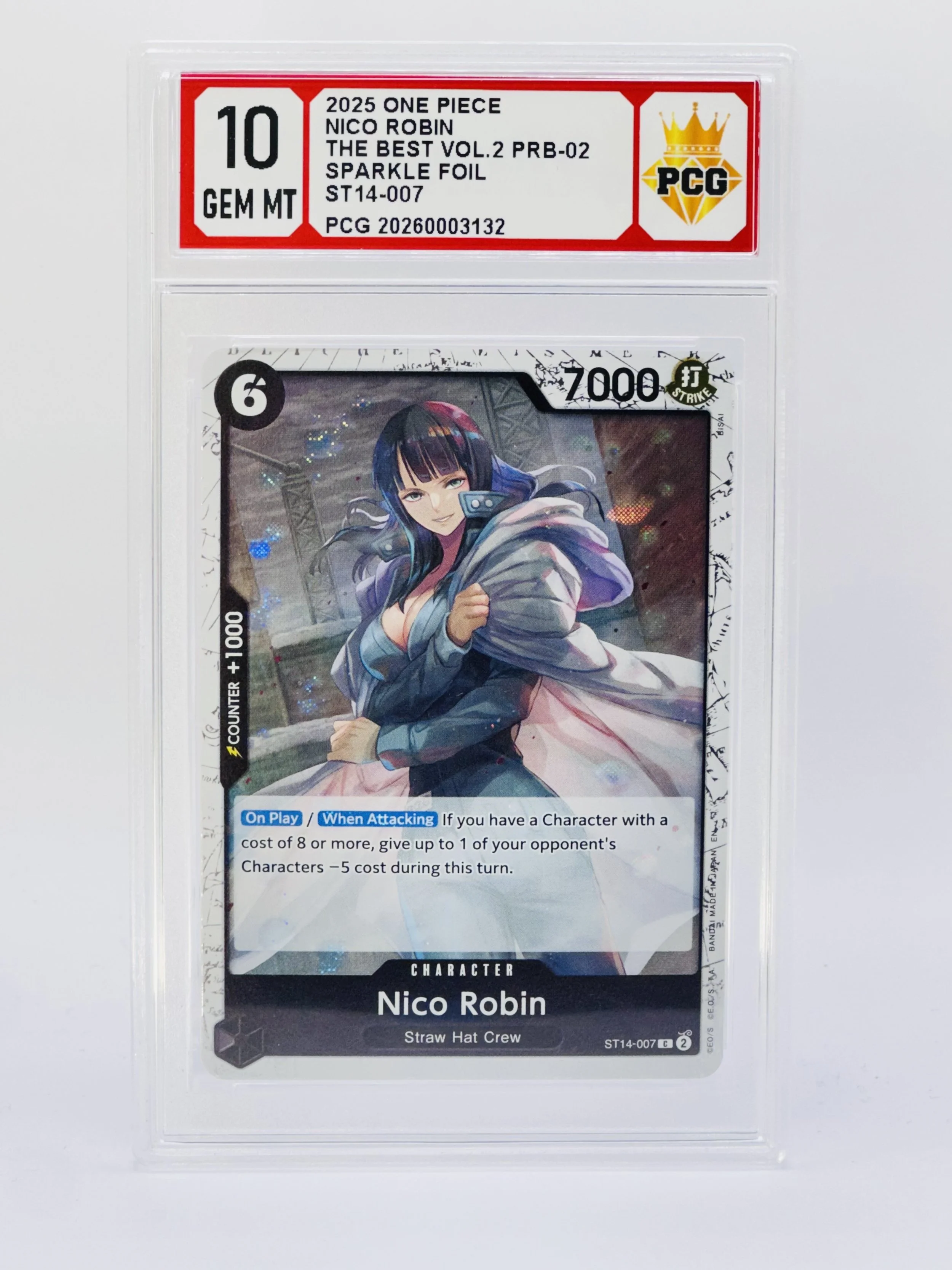 #20260003132 2025 NICO ROBIN 10 GEM MT
