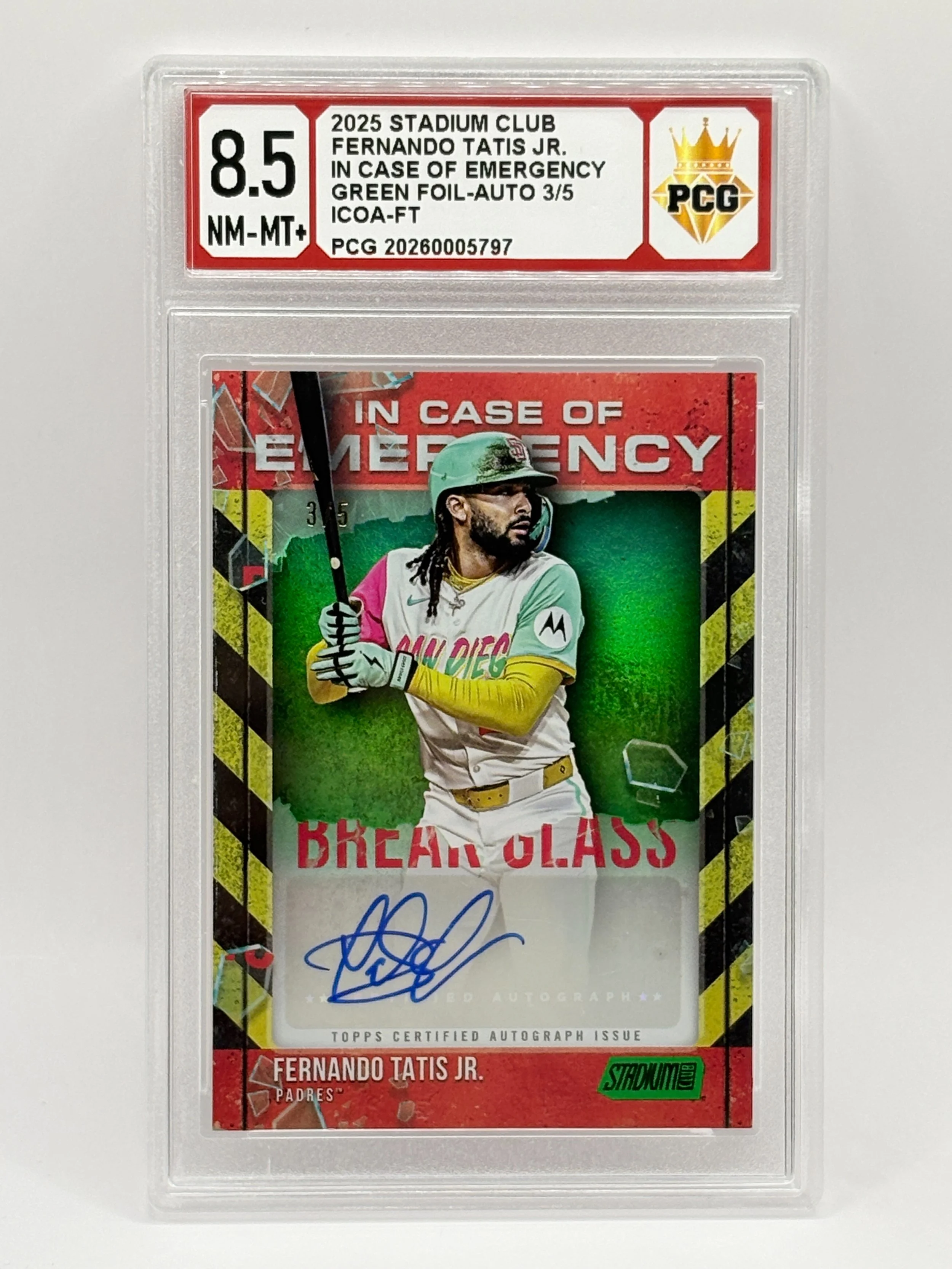 #20260005797 2025 FERNANDO TATIS JR. 8.5 NM-MT+