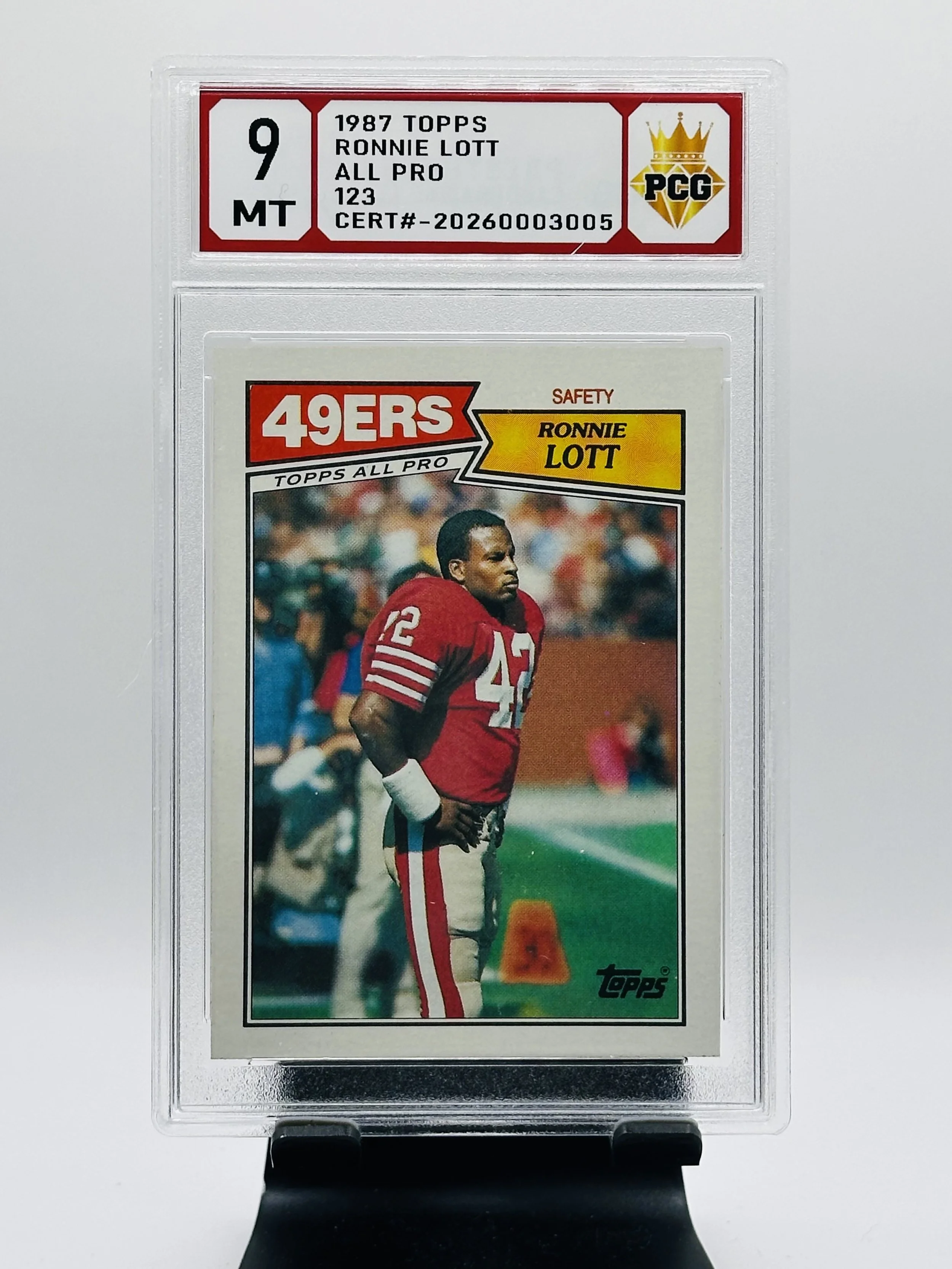#20260003005 1987 RONNIE LOTT 9 MT