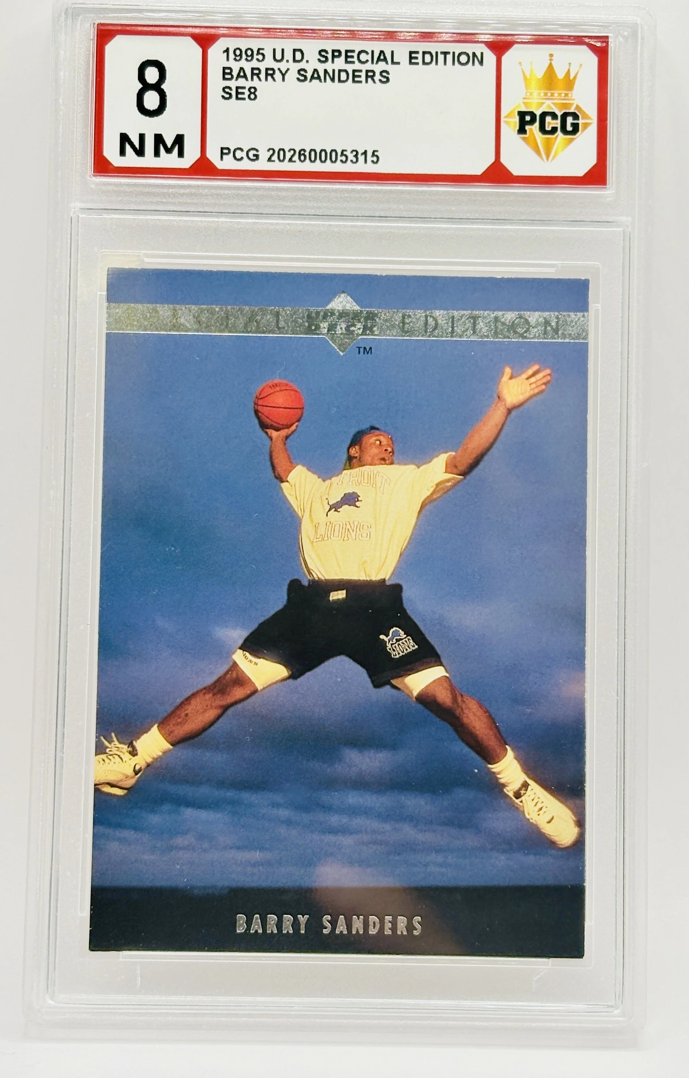 #20260005315 1995 BARRY SANDERS 8 NM