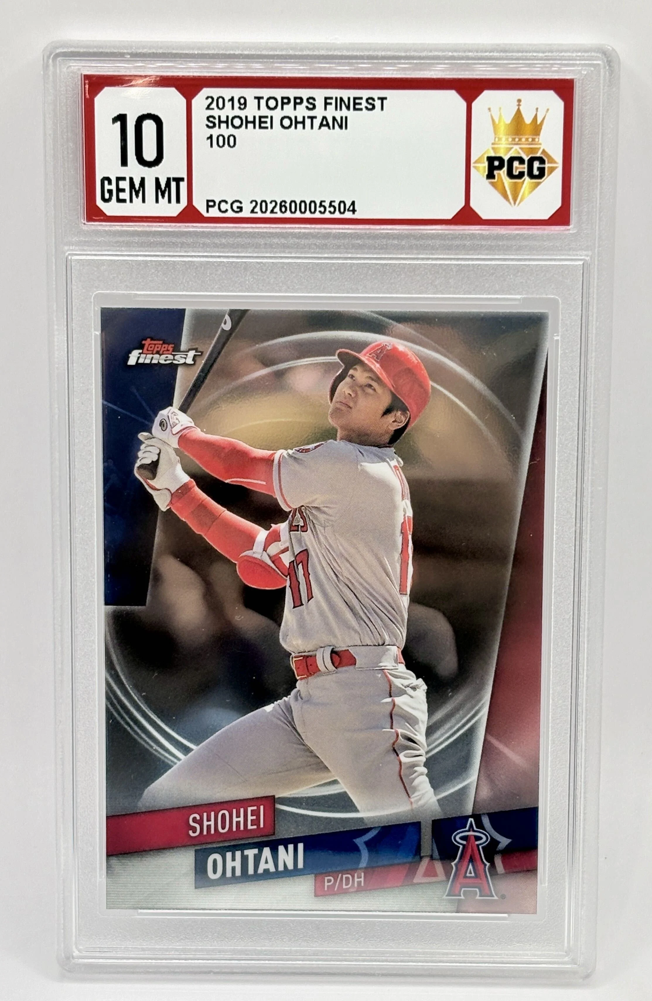 #20260005504 2019 SHOHEI OHTANI 10 GEM MT