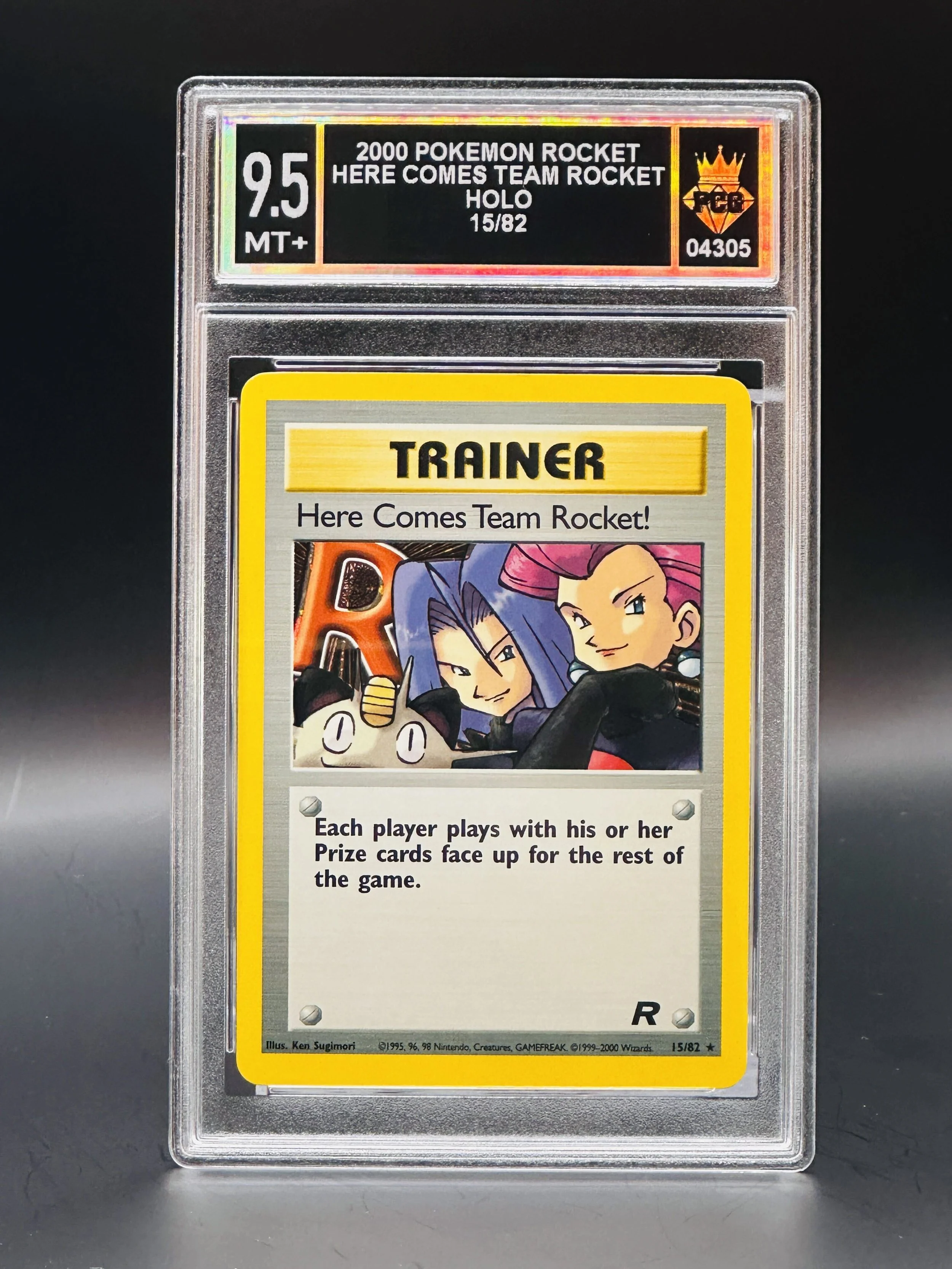 #04305 2000 HERE COMES TEAM ROCKET 9.5 MT+