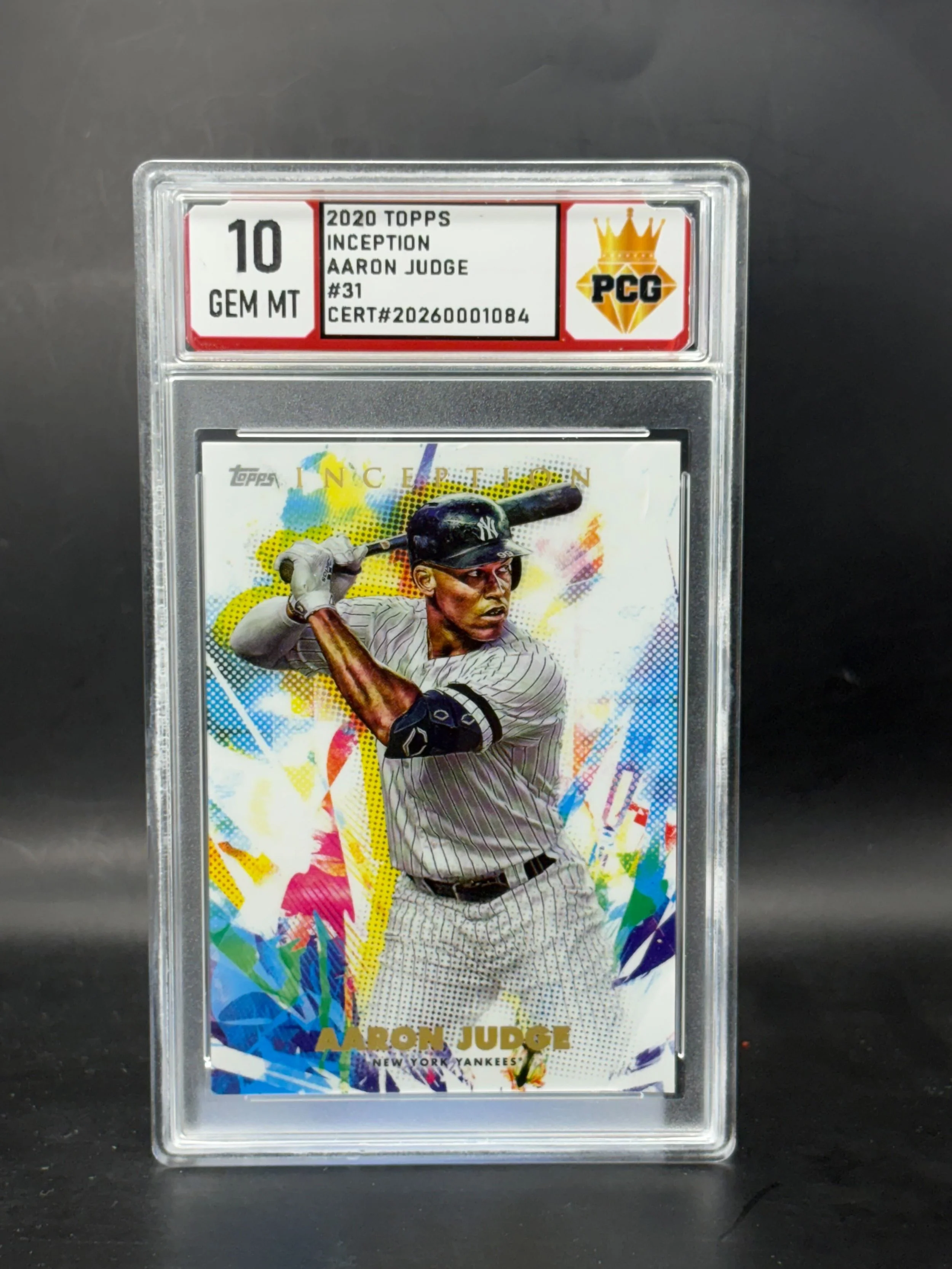 #20260001084 202 AARON JUDGE 10 GEM MT