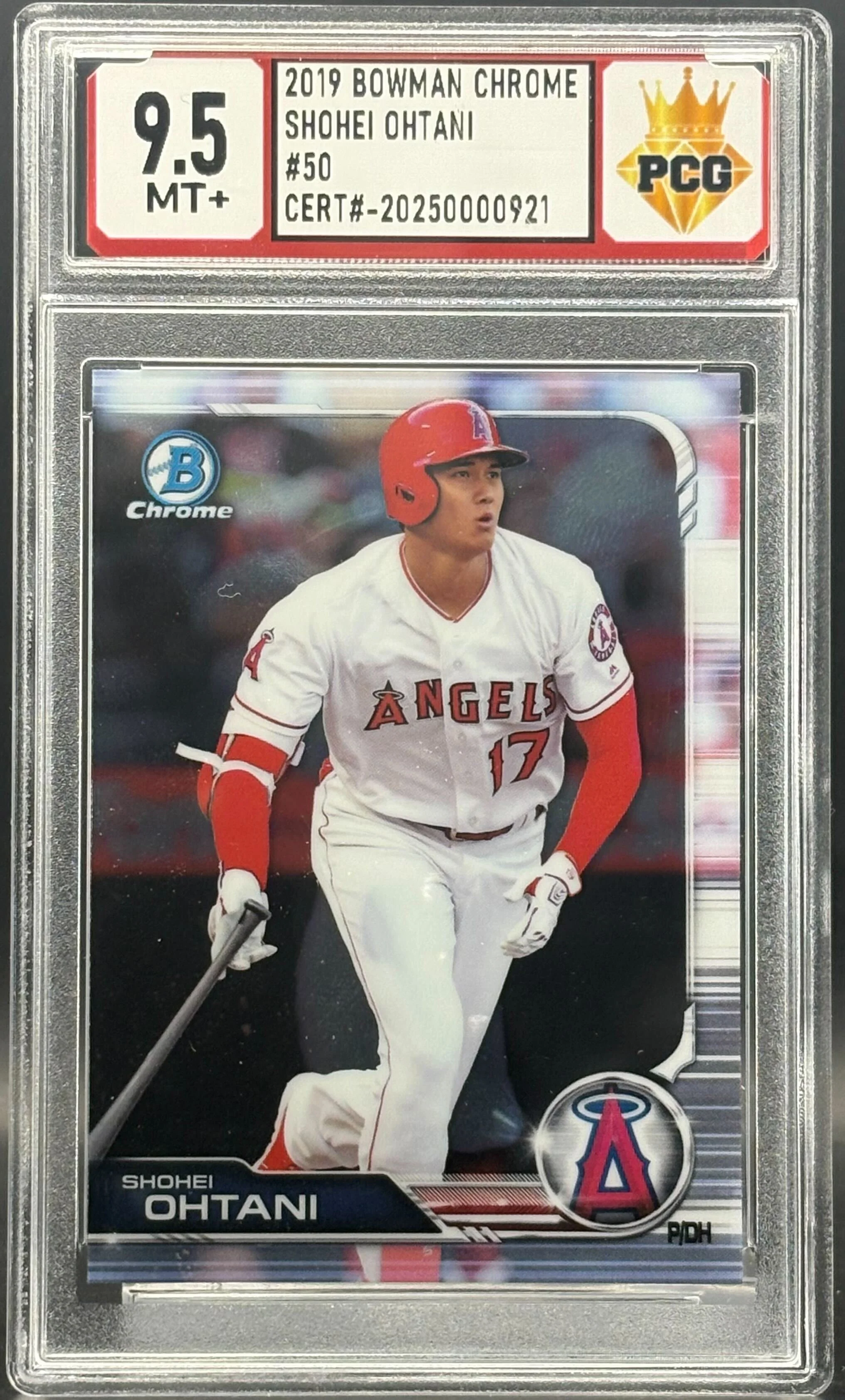 #20251250000921 2019 BOWMAN CHROME SHOHEI OHTANI 9.5+