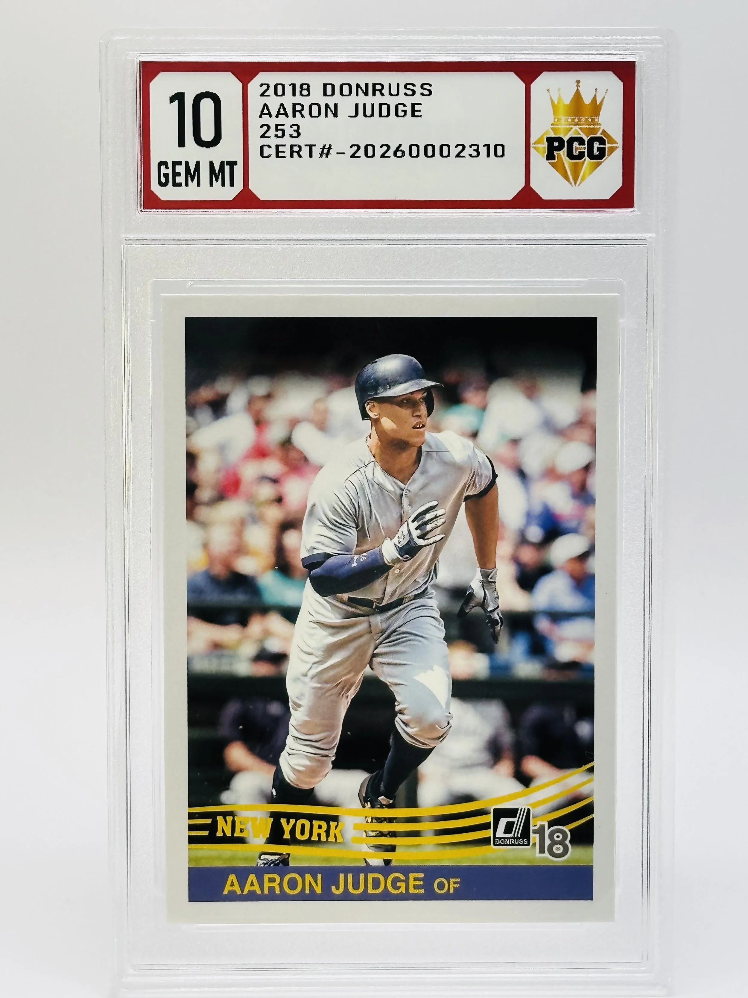 #20260002310 2028 AARON JUDGE 10 GEM MT