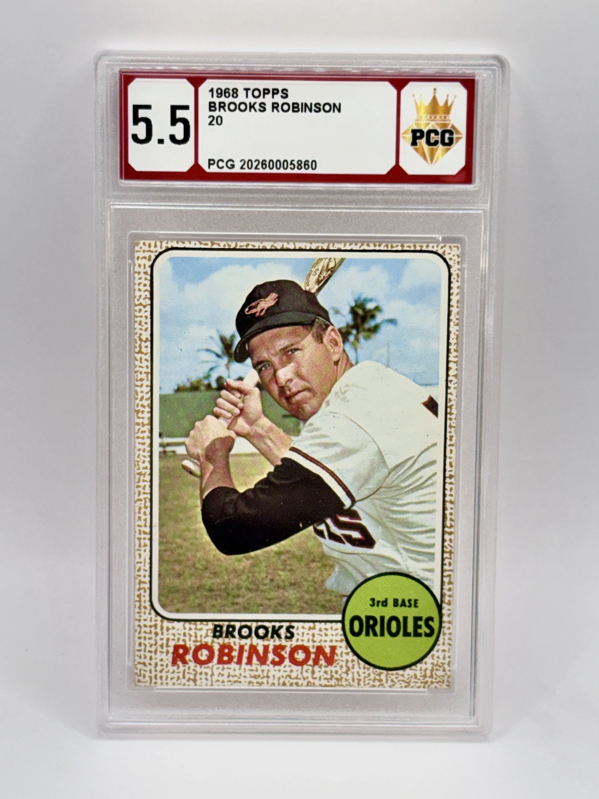 #20260005860 1968 BROOKS ROBINSON 5.5