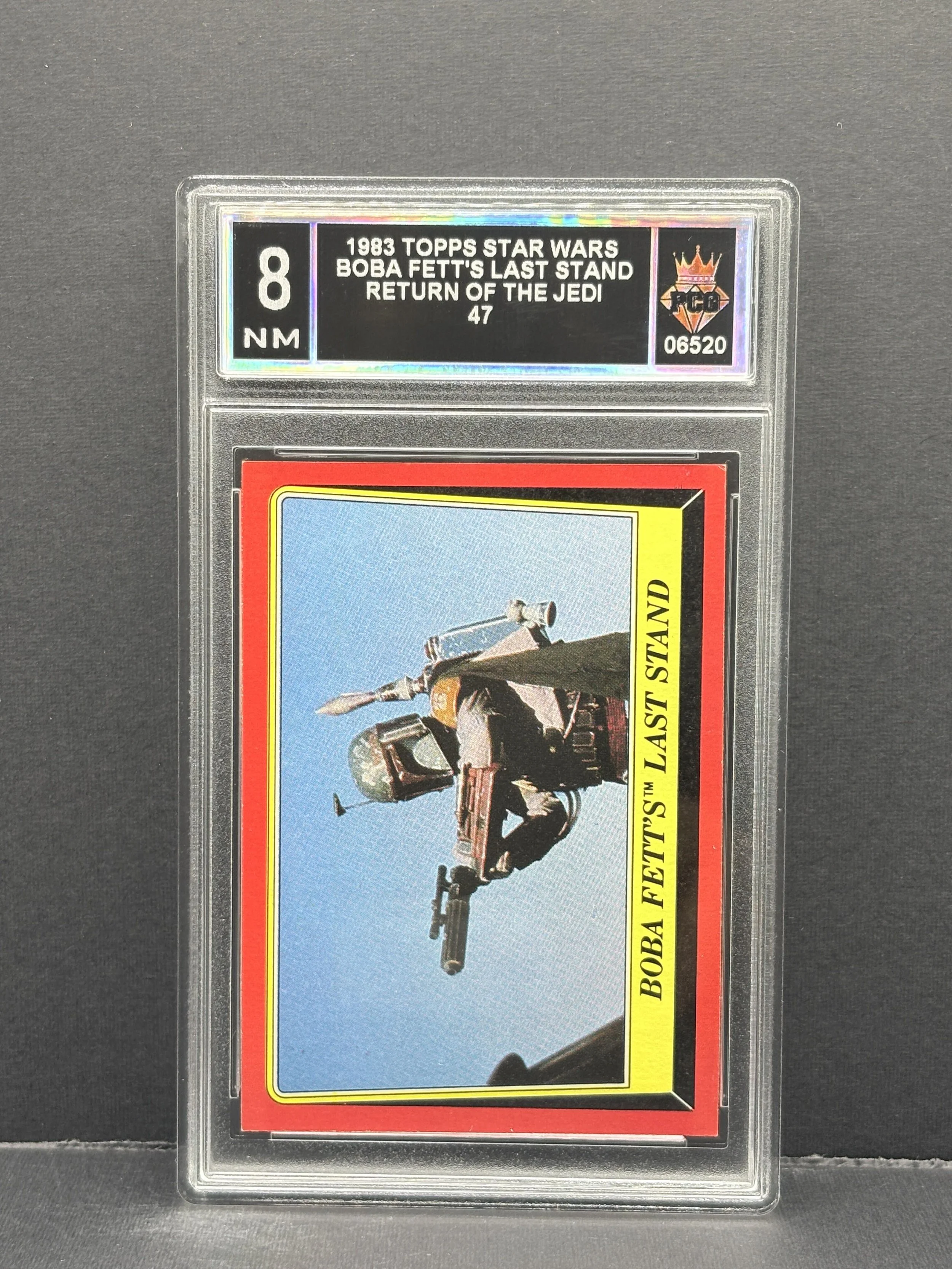 #06520 1983 BOBA FETT'S LAST STAND 8 NM