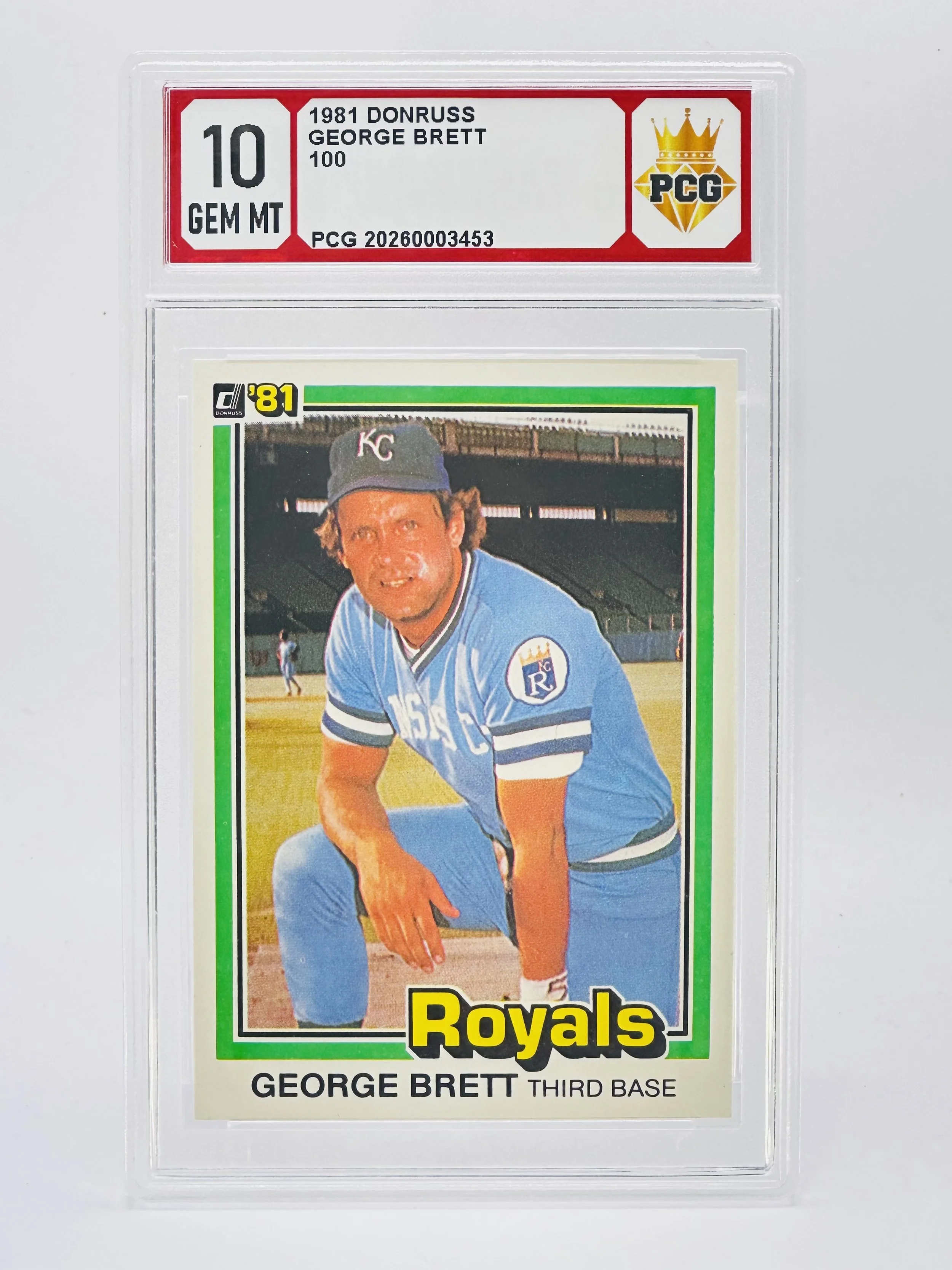 #20260003453 1981 GEORGE BRETT 10 GEM MT