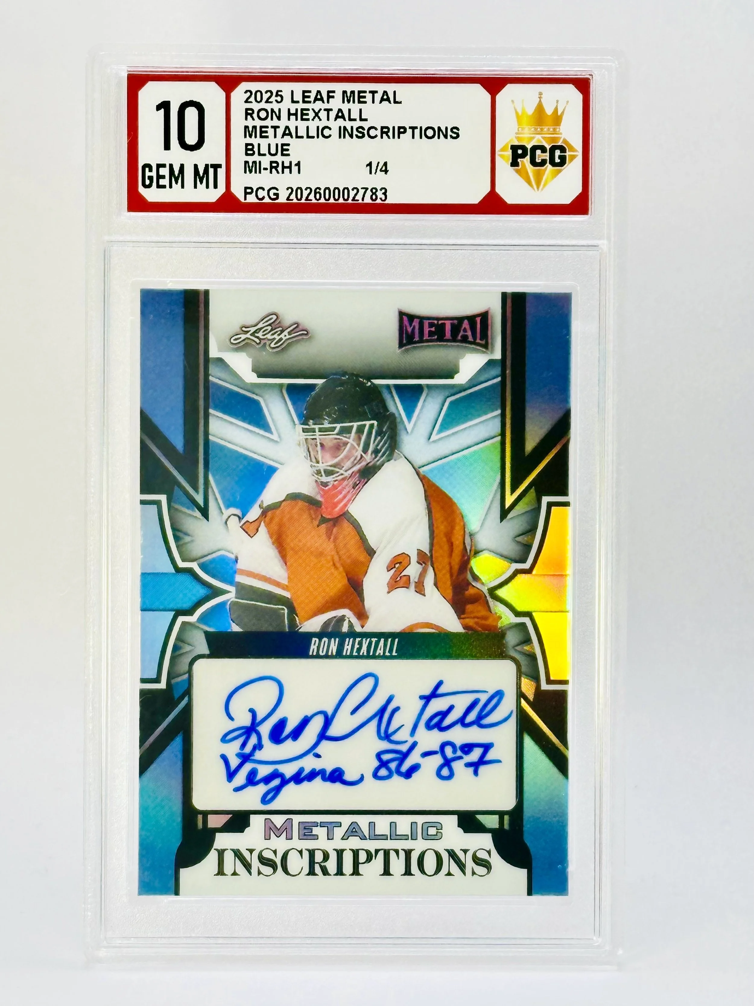 #20260002783 2025 RON HEXTALL 10 GEM MT