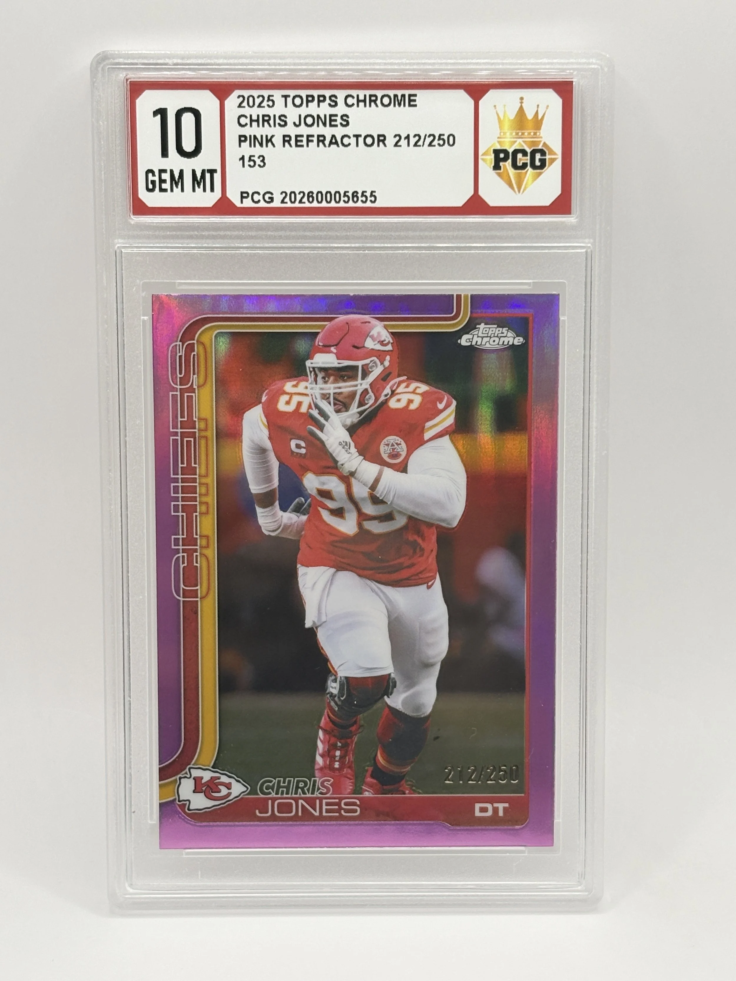#20260005655 2025 CHRIS JONES 10 GEM MT