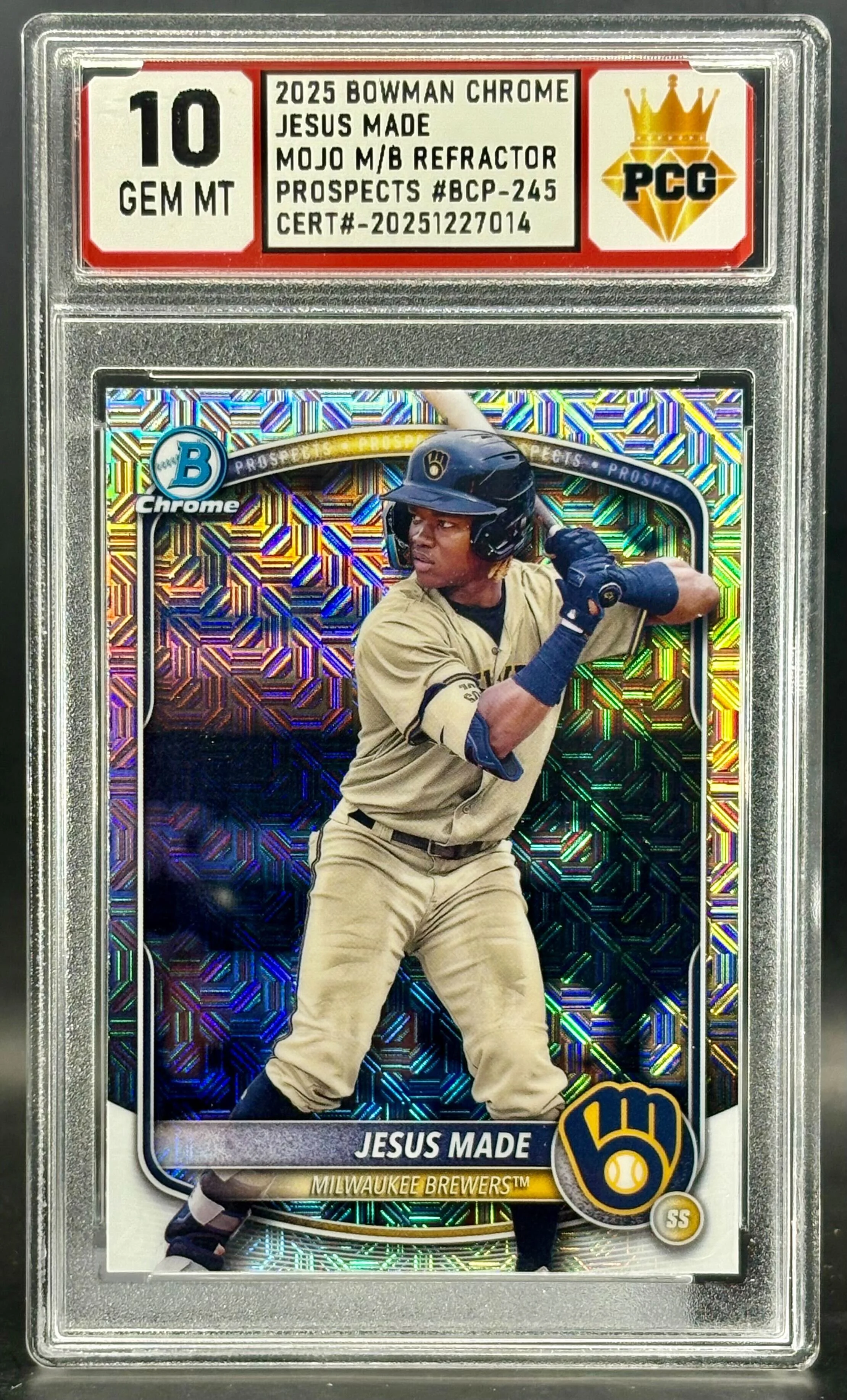 #20251227014 2025 JESUS MADE 10 GEM MT