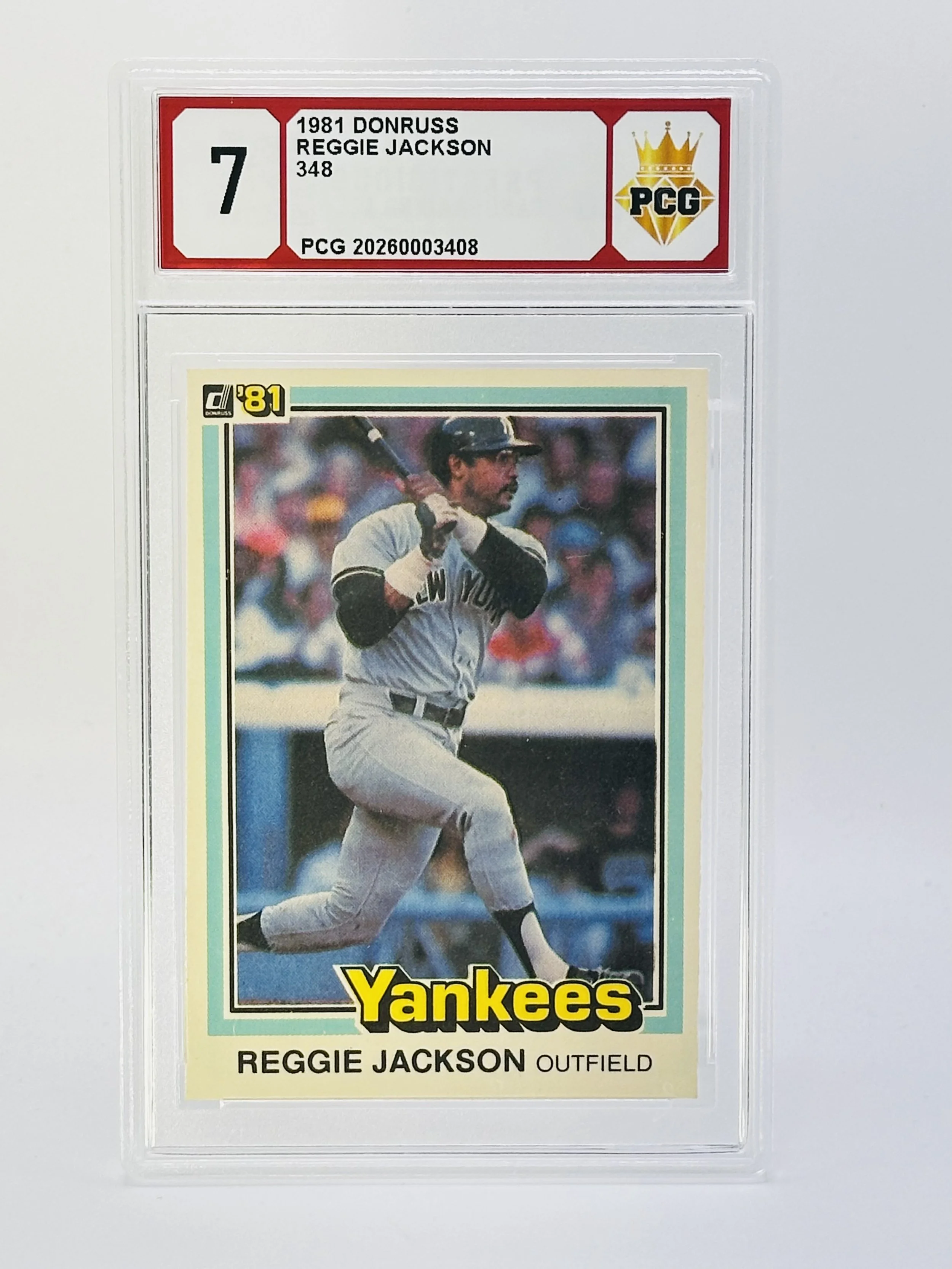 #20260003408 1981 REGGIE JACKSON 7