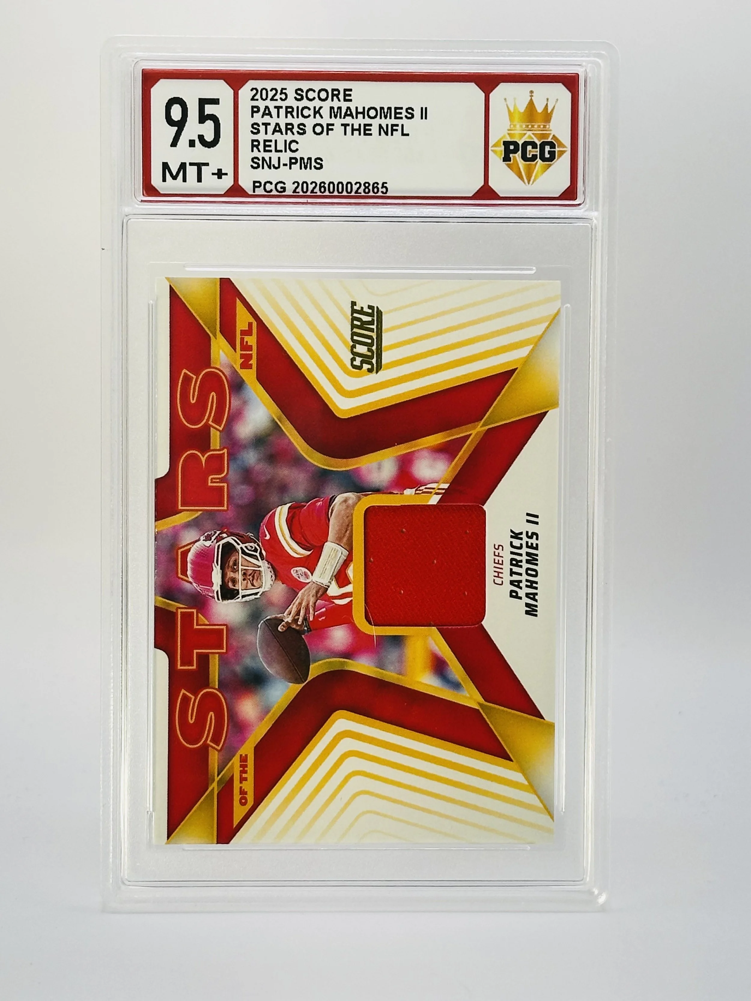 #20260002865 2025 PATRICK MAHOMES II 9.5 MT+