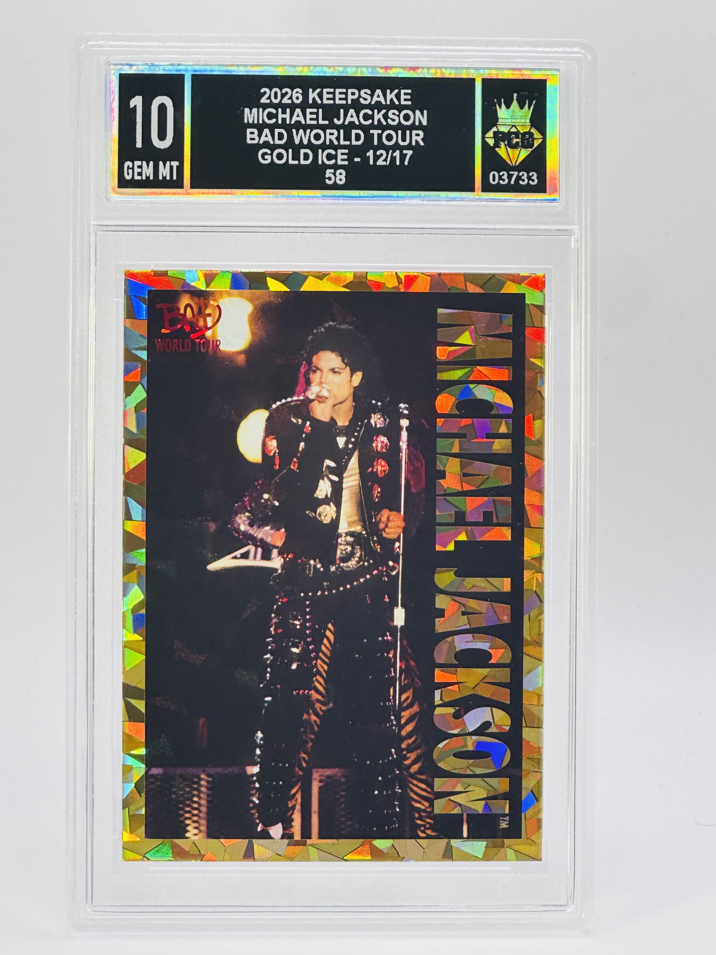 #20260003733 2026 MICHAEL JACKSON 10 GEM MT