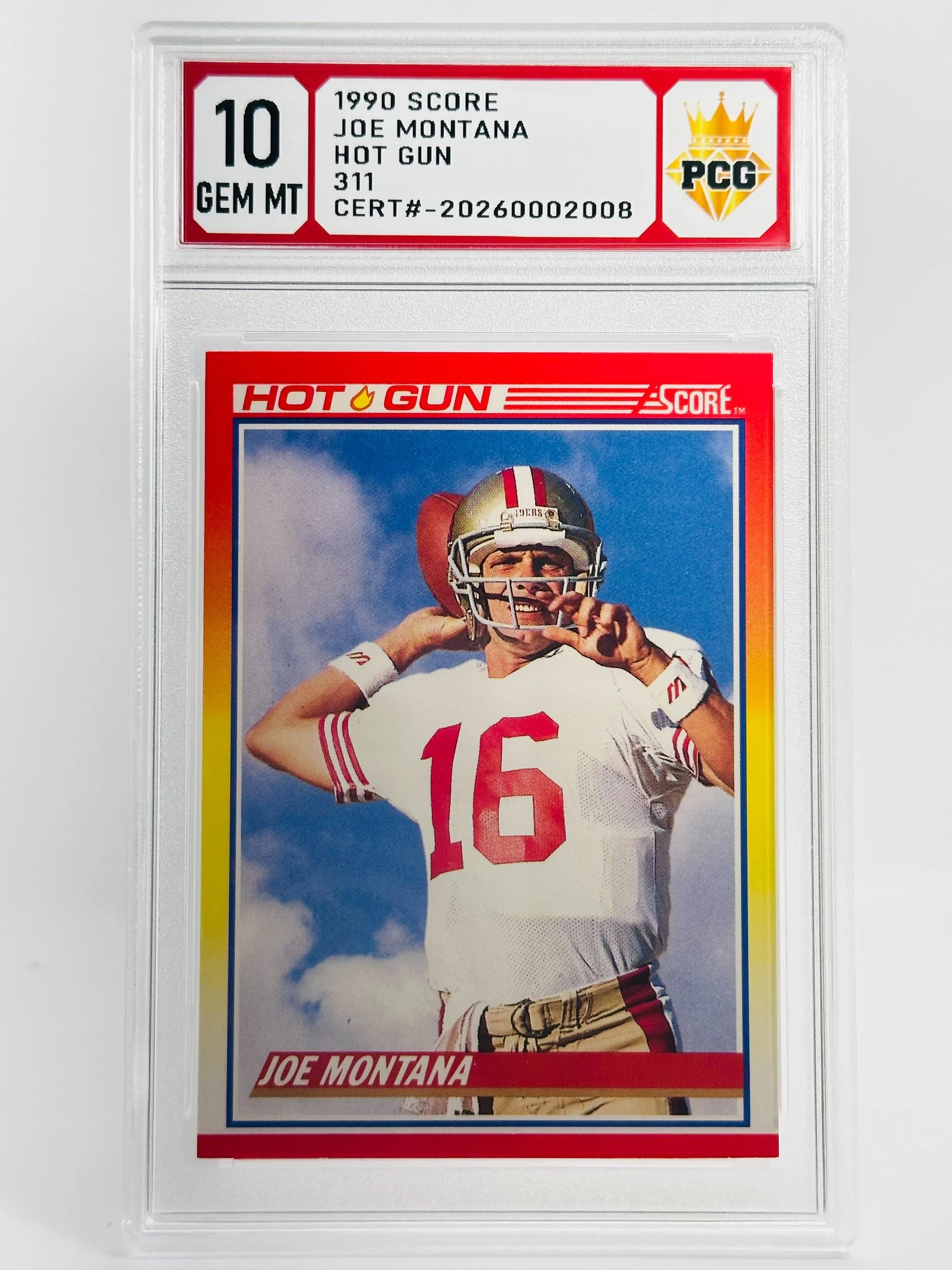 #20260002008 1990 JOE MONATNA 10 GEM MT