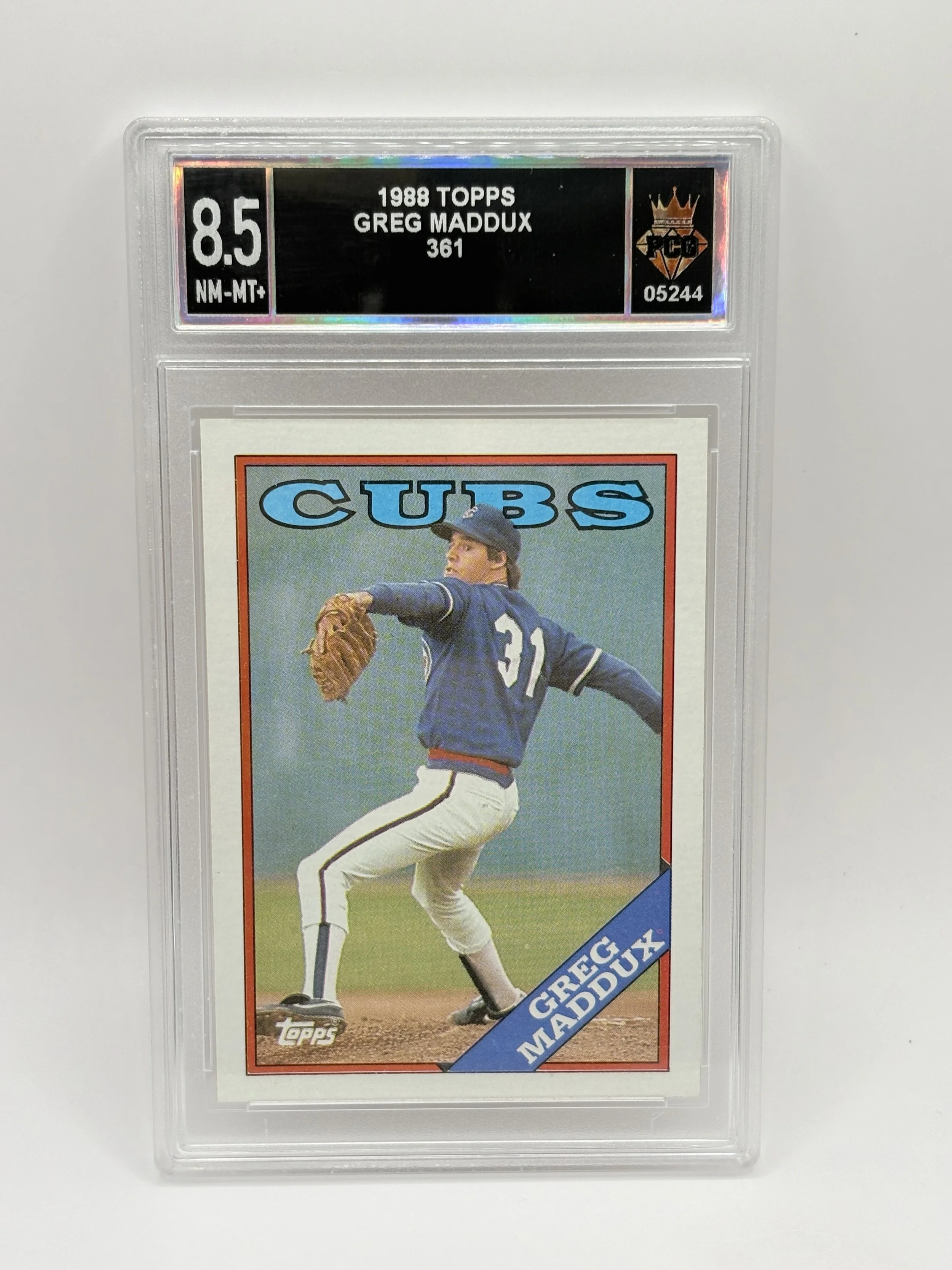 #20260005244 1988 GREG MADDUX 8.5 NM-MT+