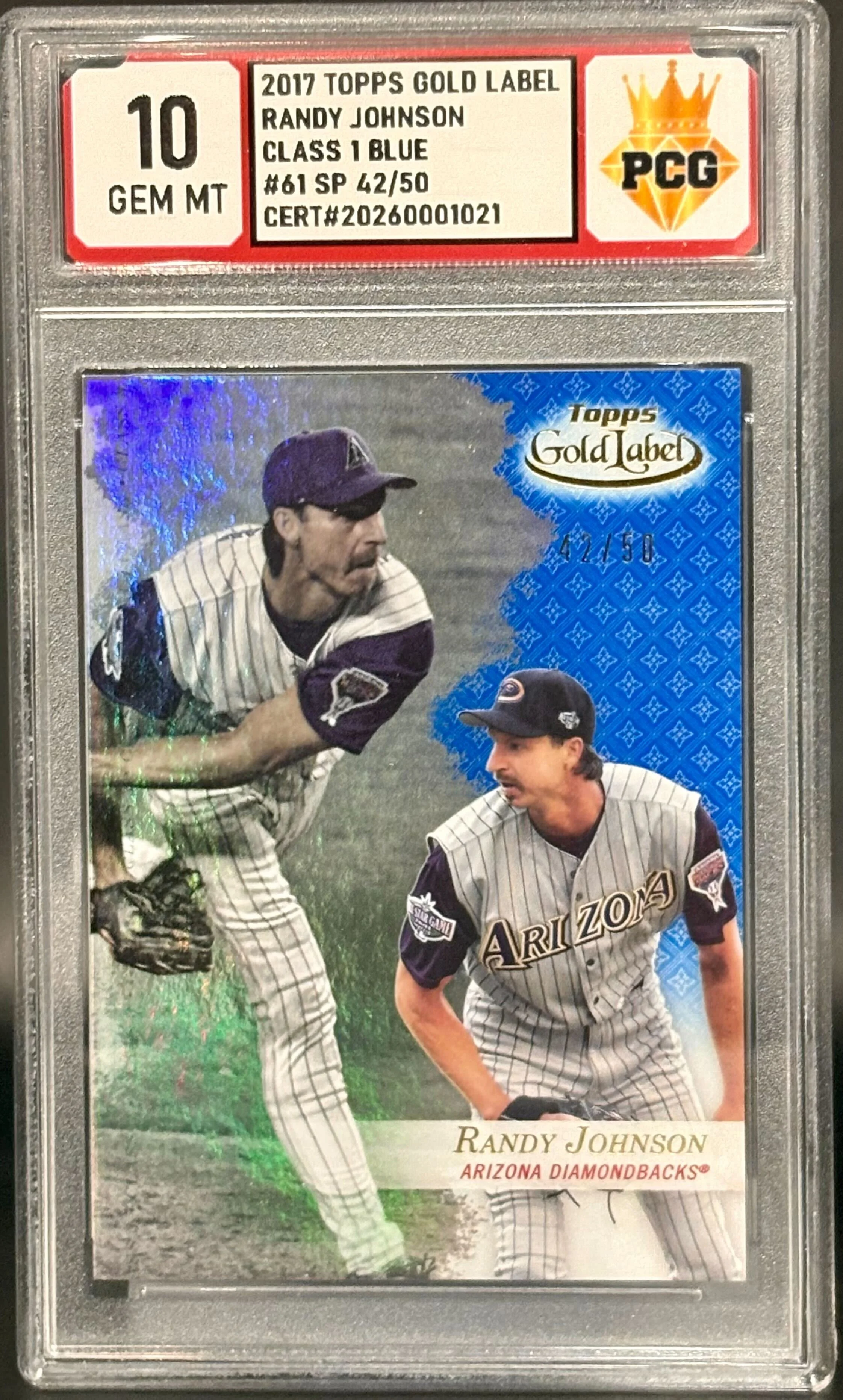 #20260001021 2017 RANDY JOHNSON 10 GEM MT