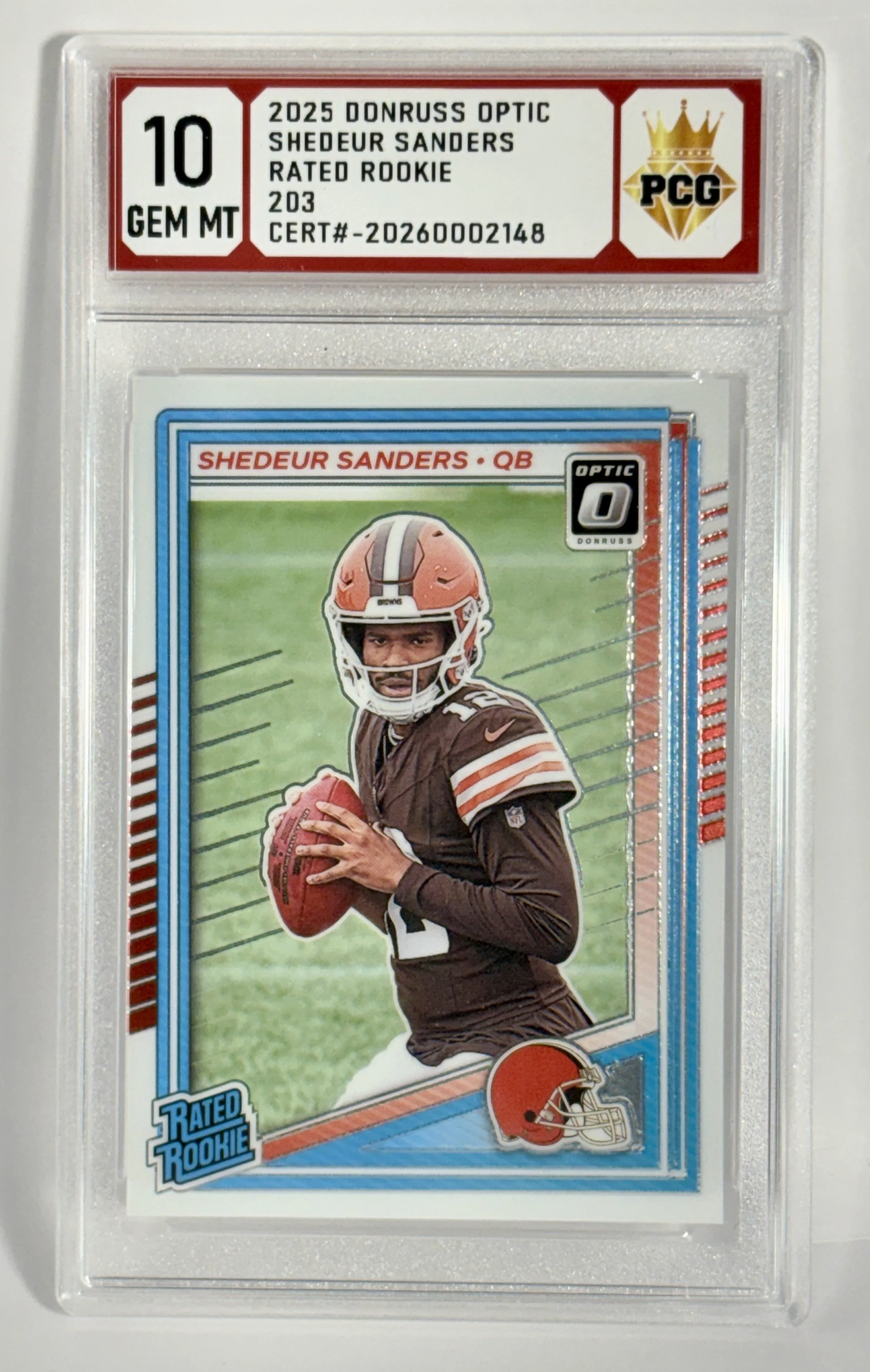 #20260002148 2025 SHEDEUR SANDERS 10 GEM MT