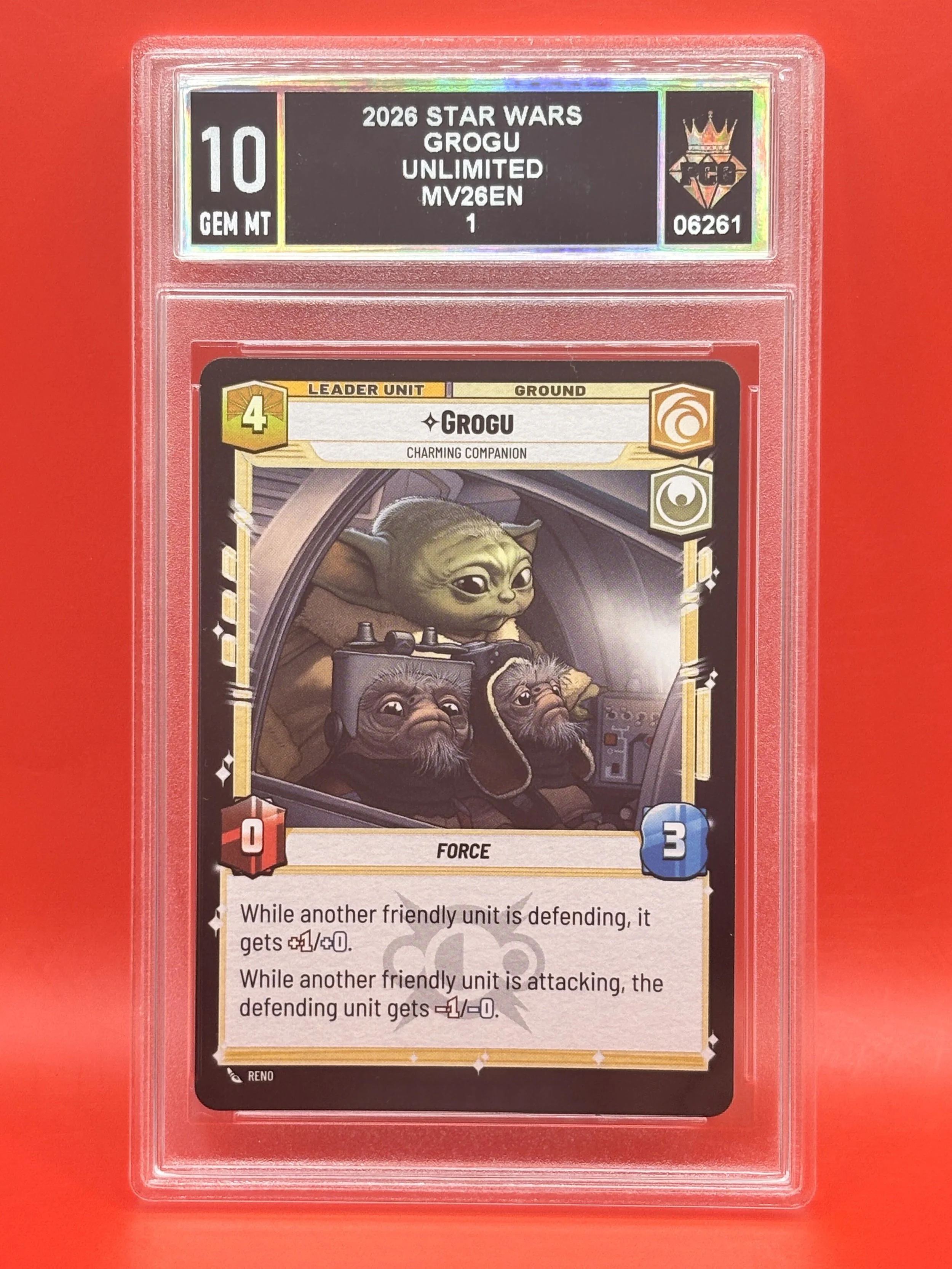 #06261 2026 GROGU 10 GEM MT