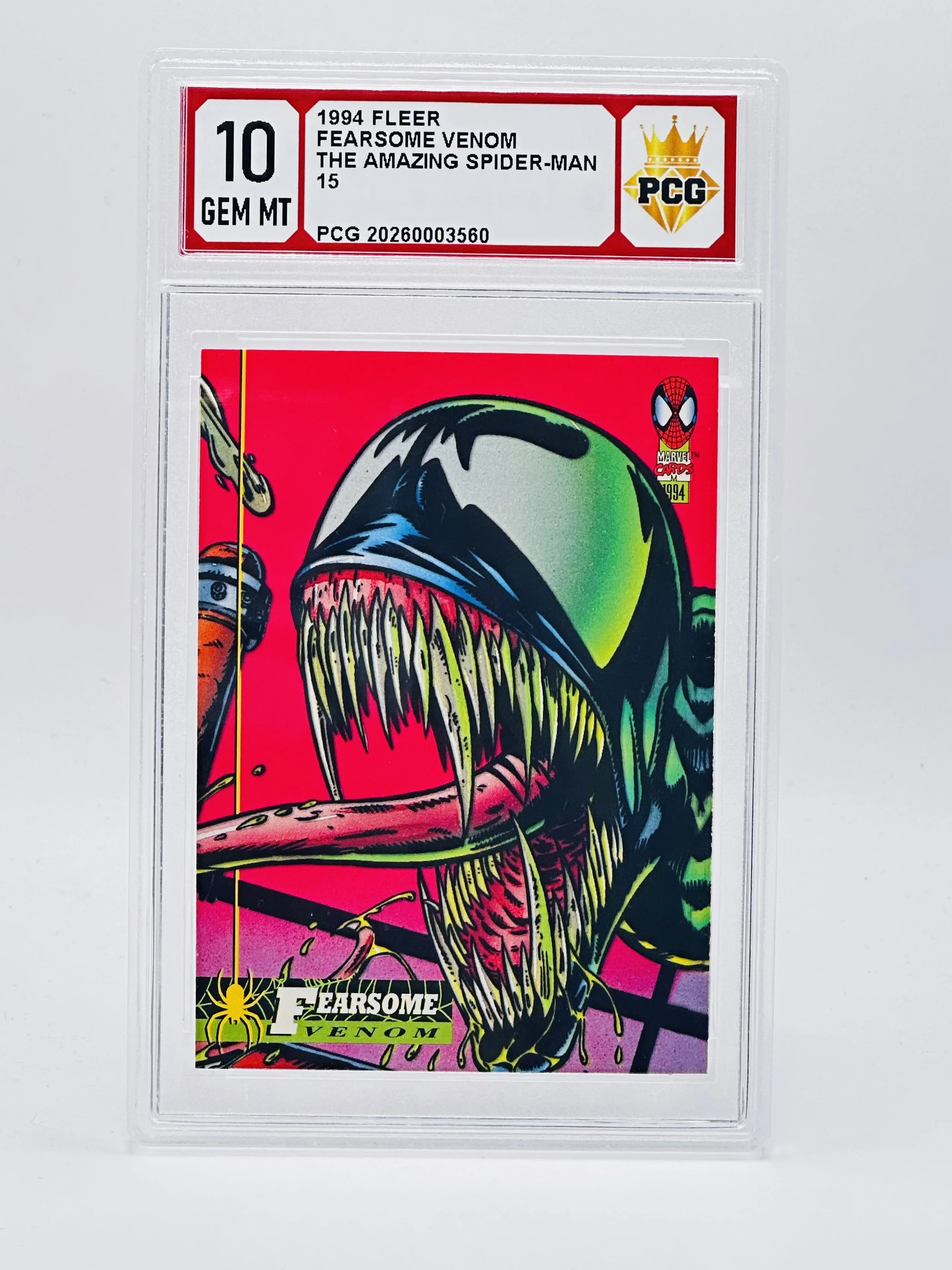 #20260003560 1994 FEARSOME VENOM 10 GEM MT