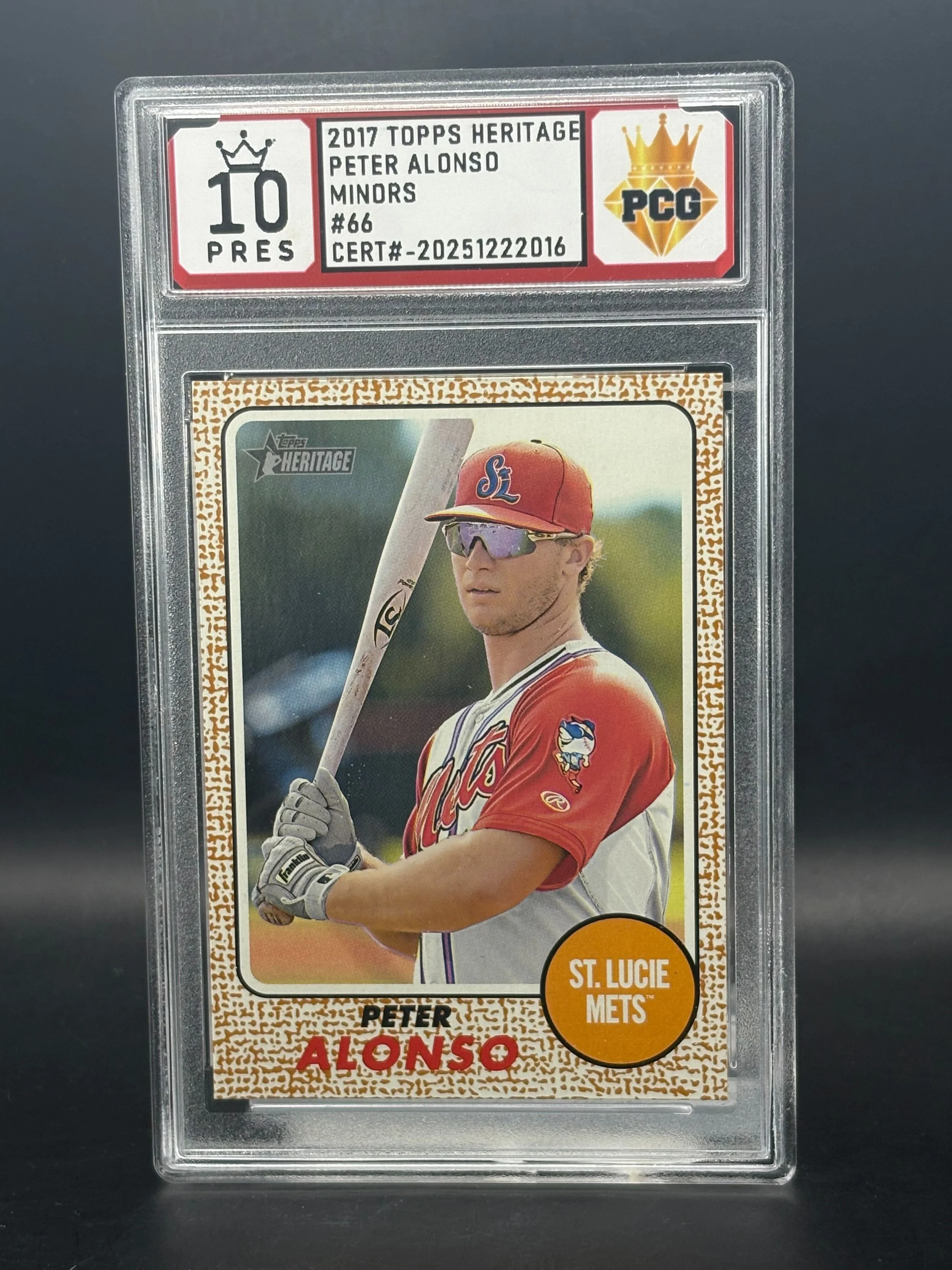 #20251222016 2017 PETER ALONSO 10 PRESTIGIOUS (HIGHEST GRADE)