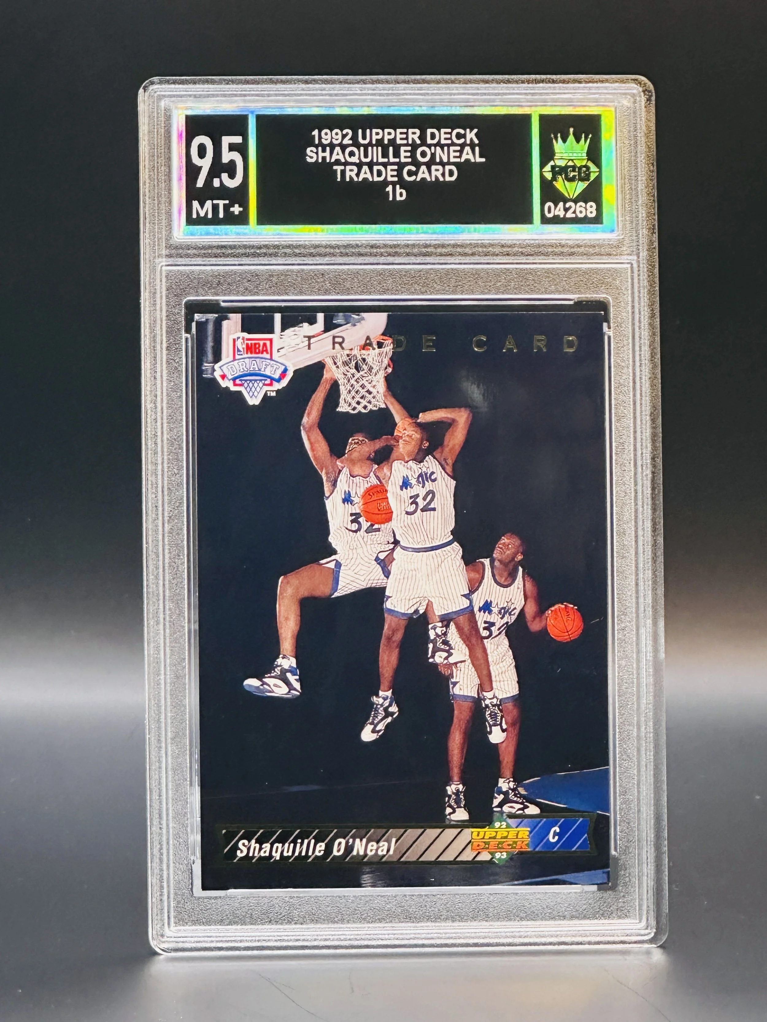 #04268 1992 SHAQUILLE O'NEAL 9.5 MT+