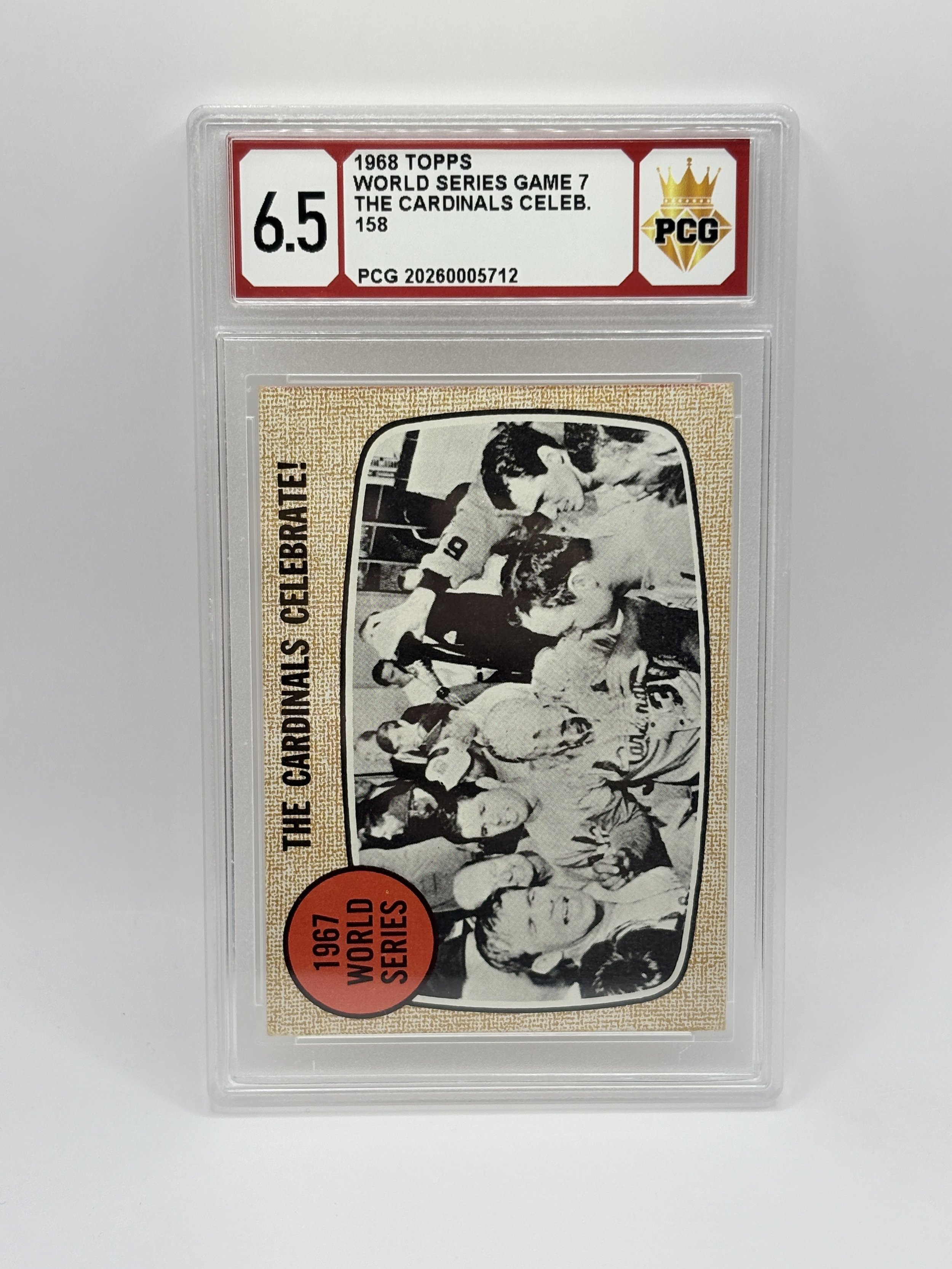 #20260005712 1968 THE CARDINALS CELEBRATE 6.5