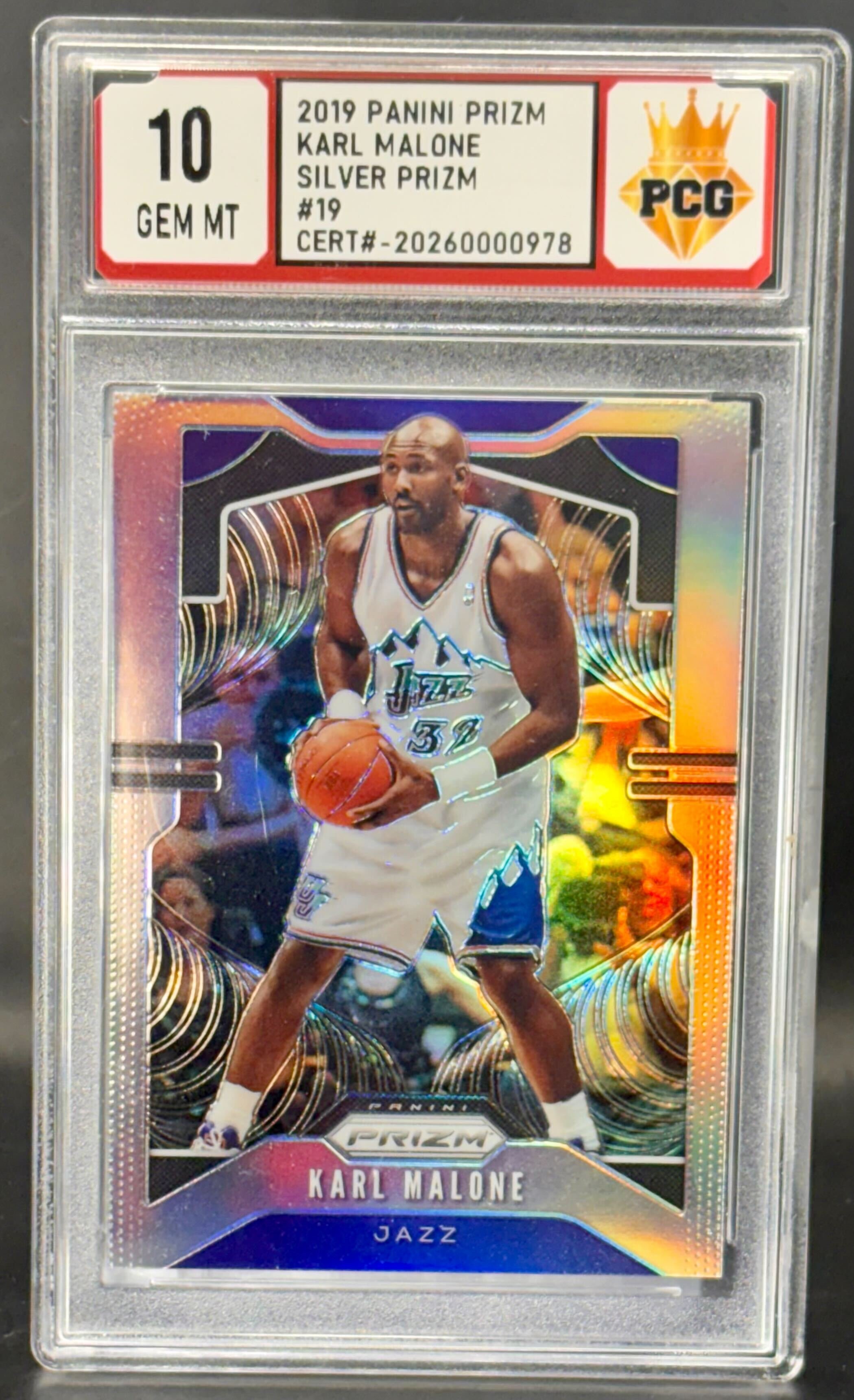 #20260000978 2019 KARL MALONE 10 GEM MT