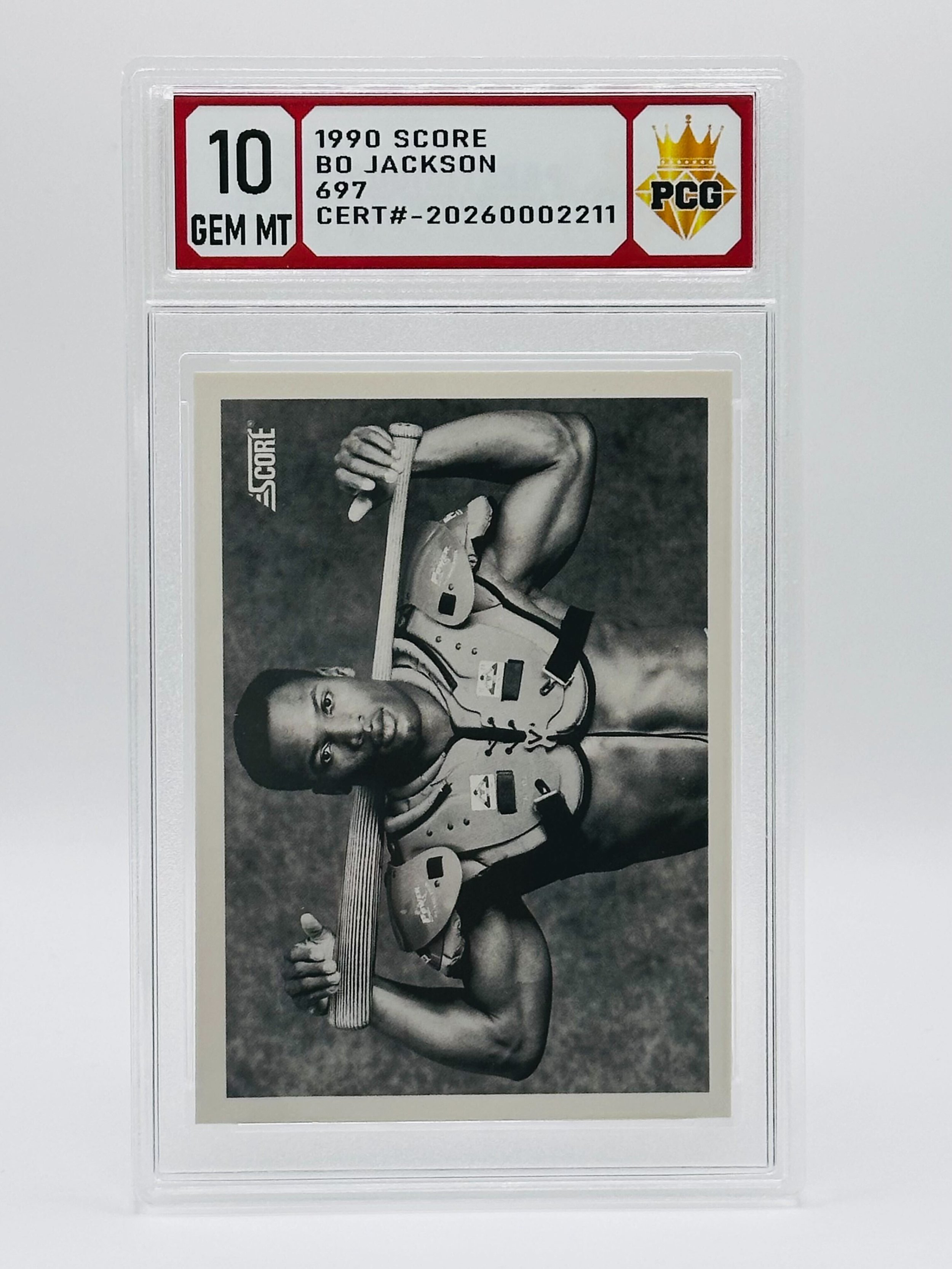 #20260002211 1990 BO JACKSON 10 GEM MT