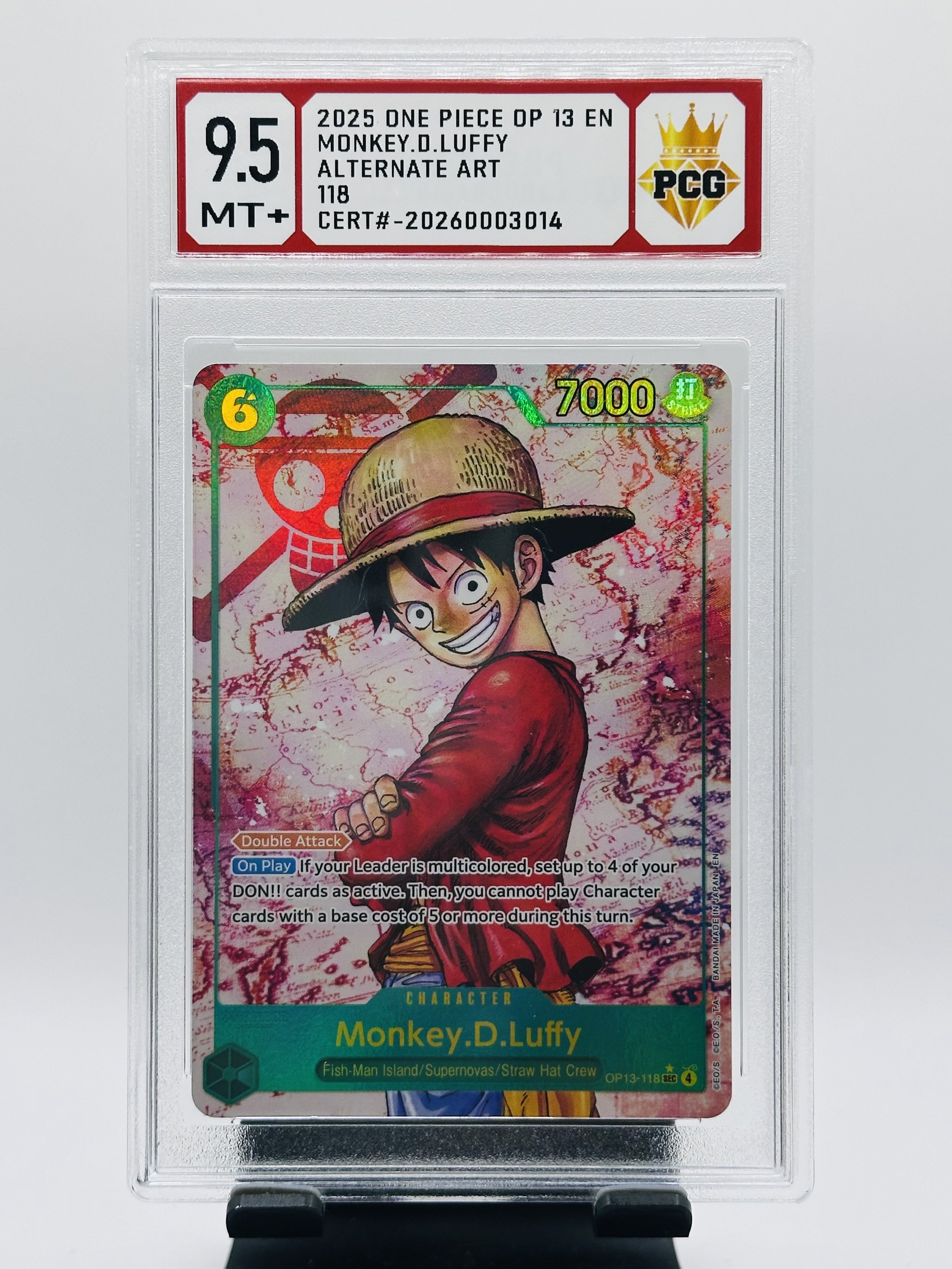 #20260003014 2025 MONKEY D LUFFY 9.5 MT+